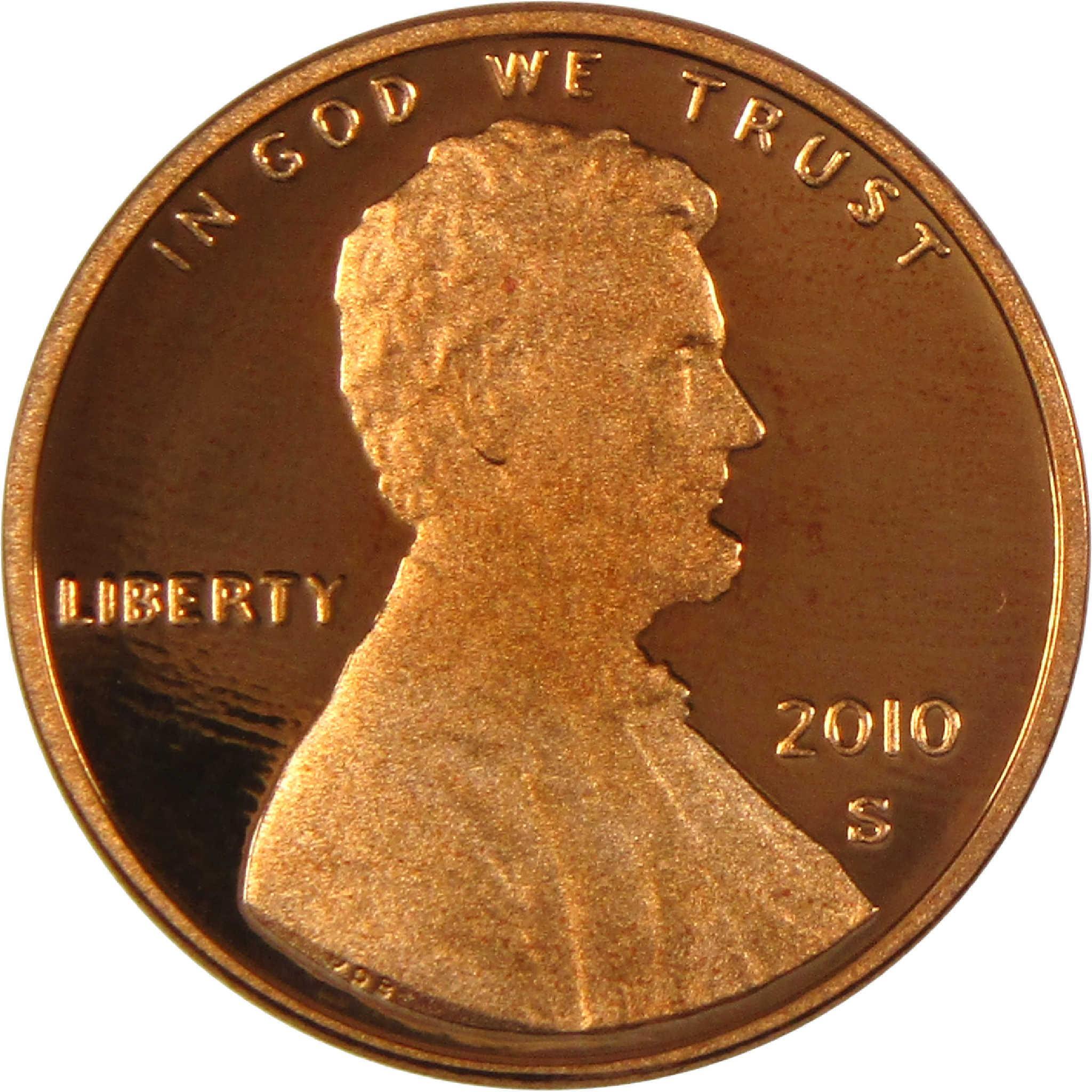 2010 S Lincoln Shield Cent Penny Proof 1c Coin Collectible
