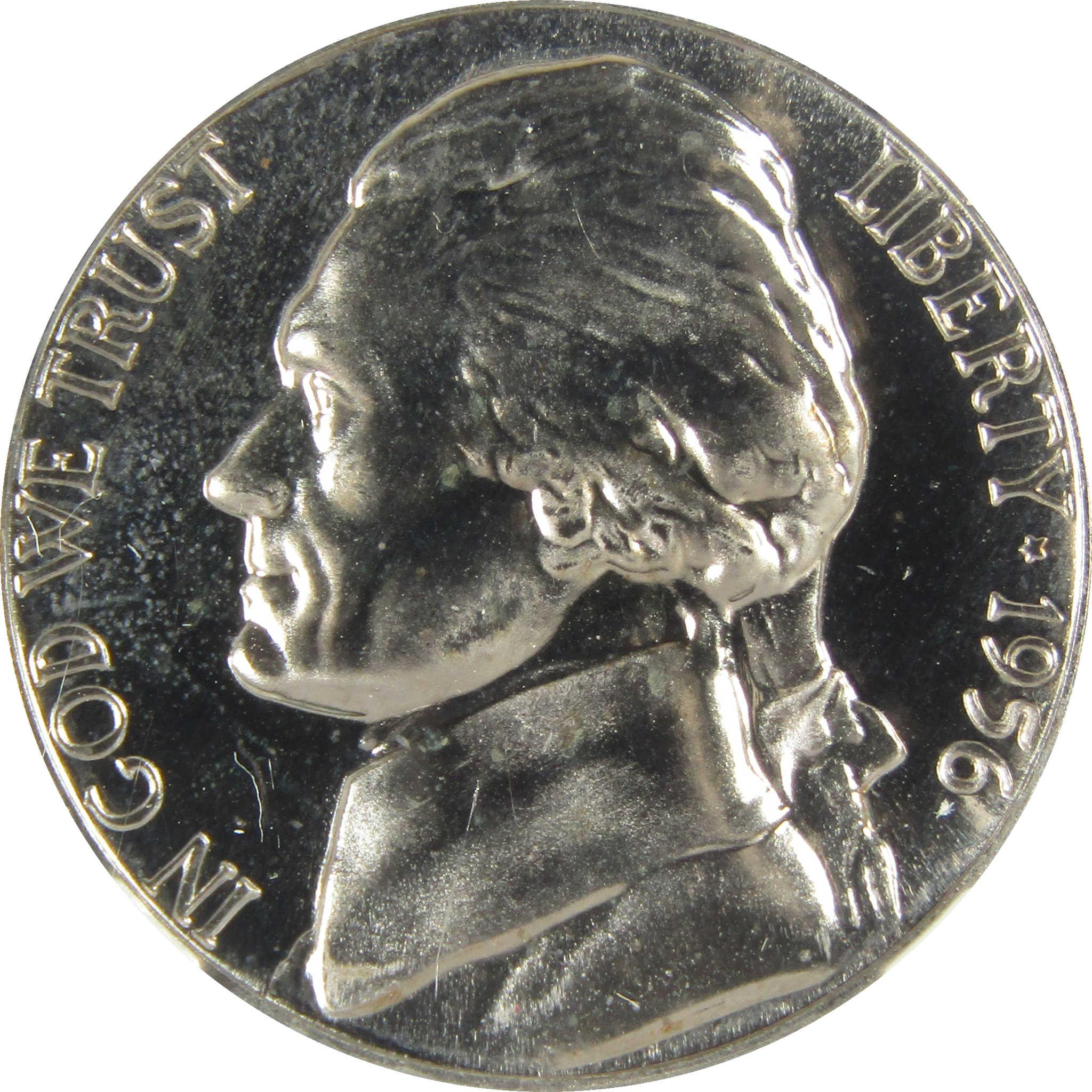 1956 Jefferson Nickel PF 68 NGC Proof 5c Coin Collectible SKU:I27384