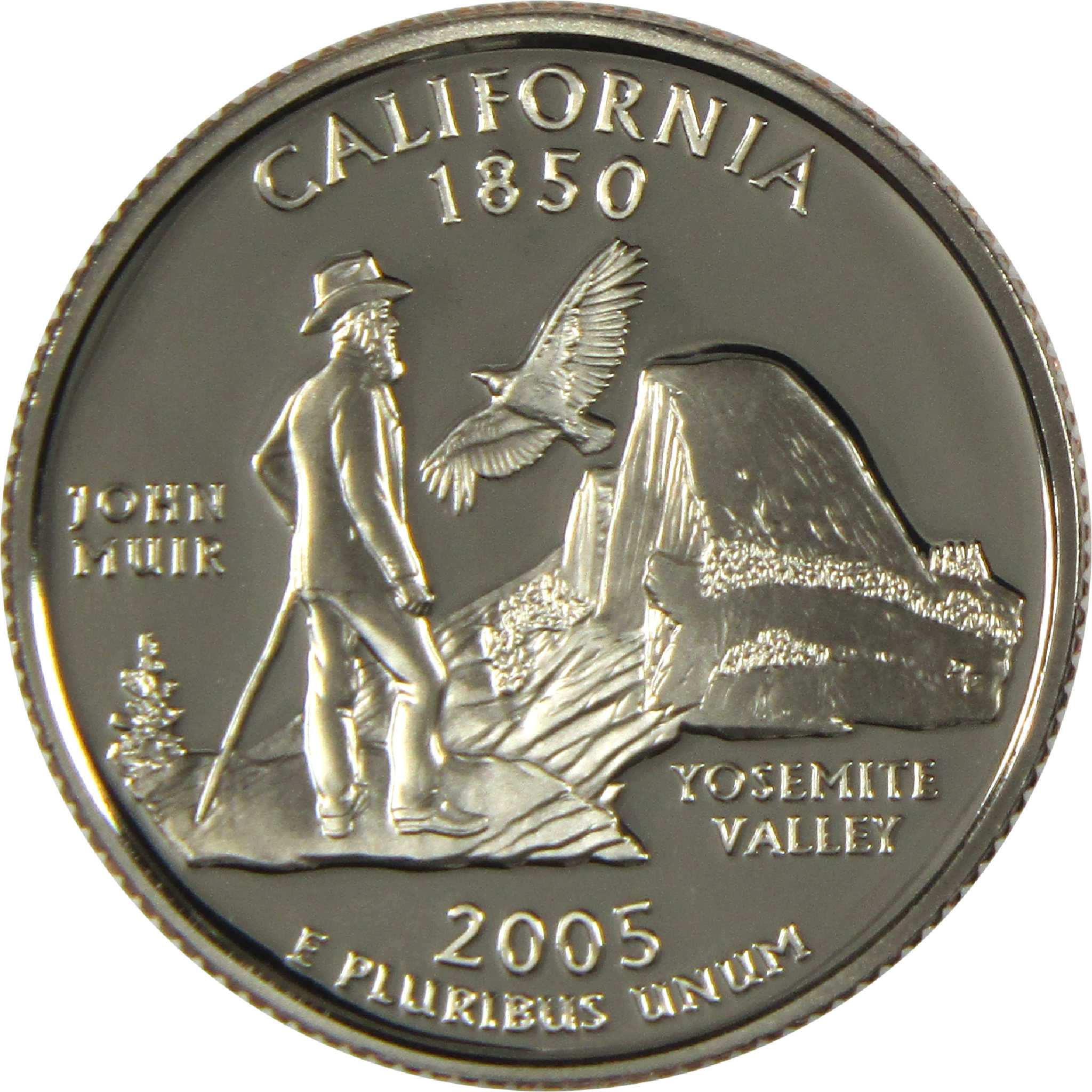 2005 S California State Clad Quarter Proof 25c Coin Collectible