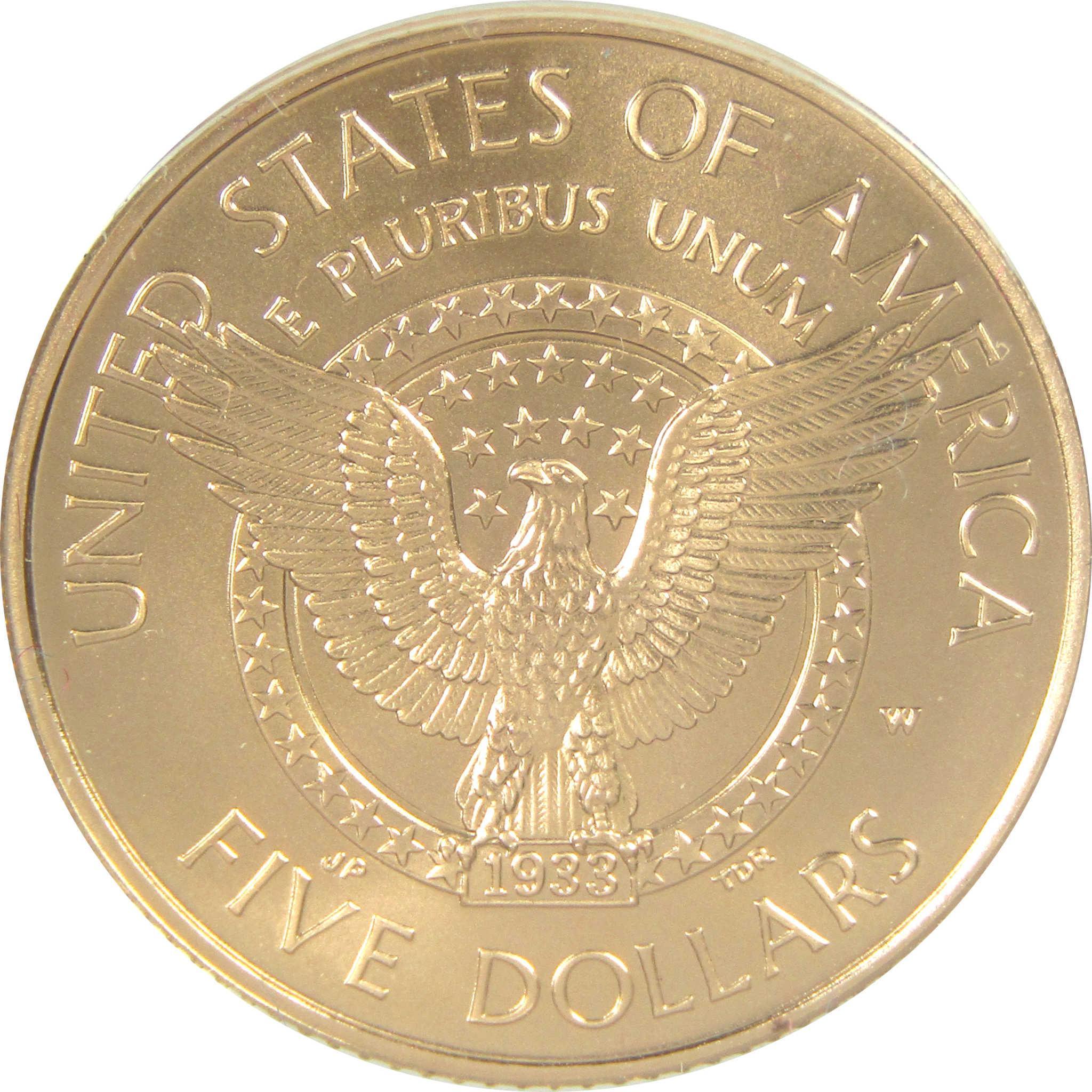 1997 W Franklin D. Roosevelt Commemorative Gold Uncirculated $5 Coin