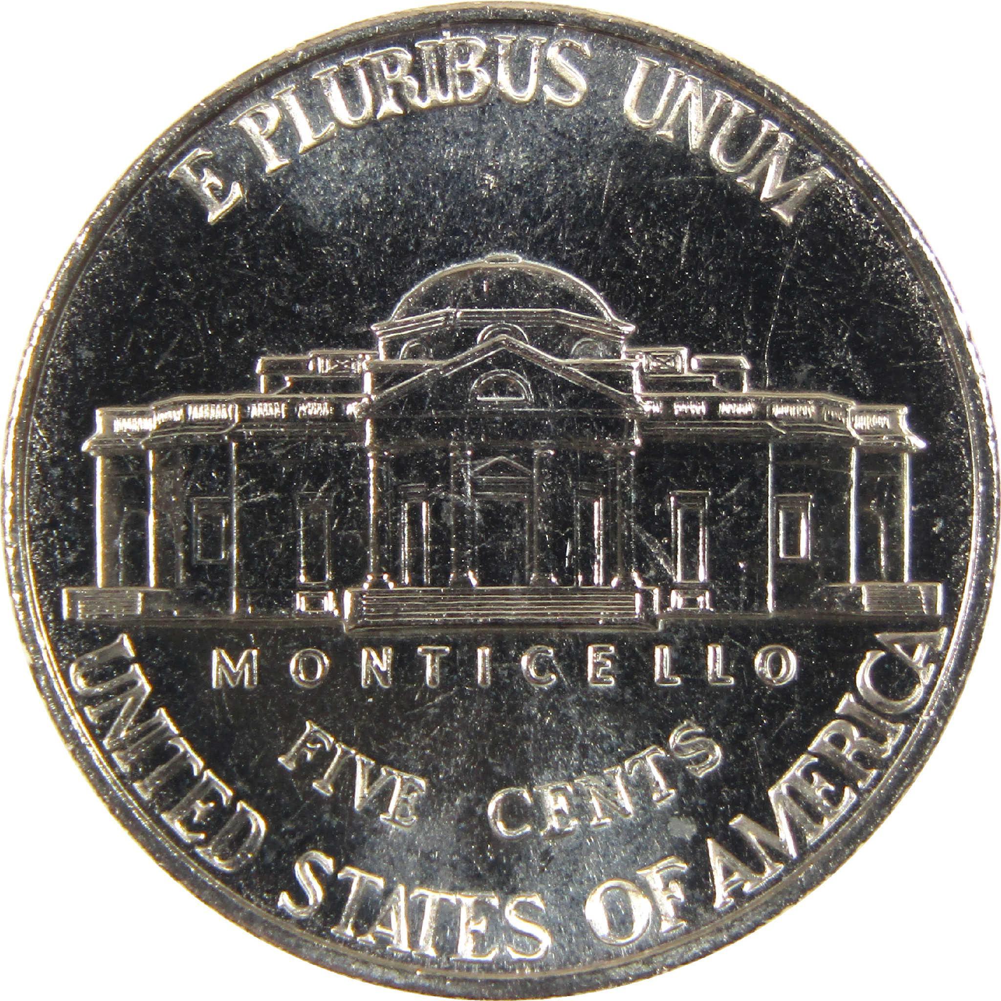 1998 D Jefferson Nickel Uncirculated 5c Coin
