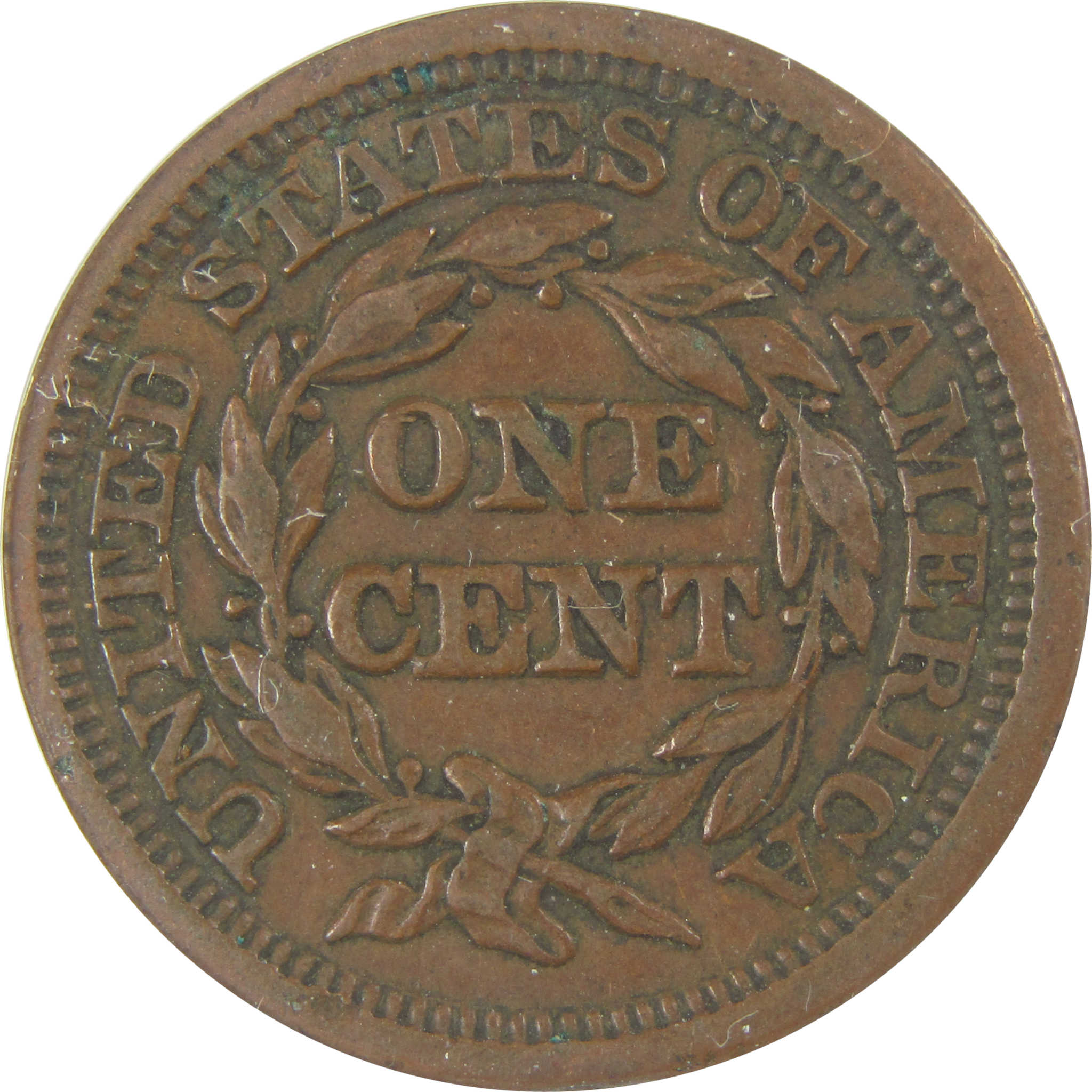 1848 Braided Hair Large Cent EF 40 ANACS Copper Penny SKU:I20793