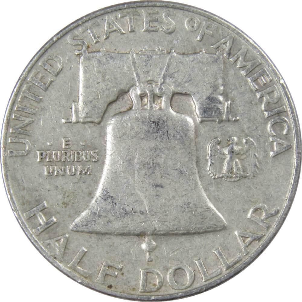1959 Franklin Half Dollar VF Very Fine Silver 50c Coin