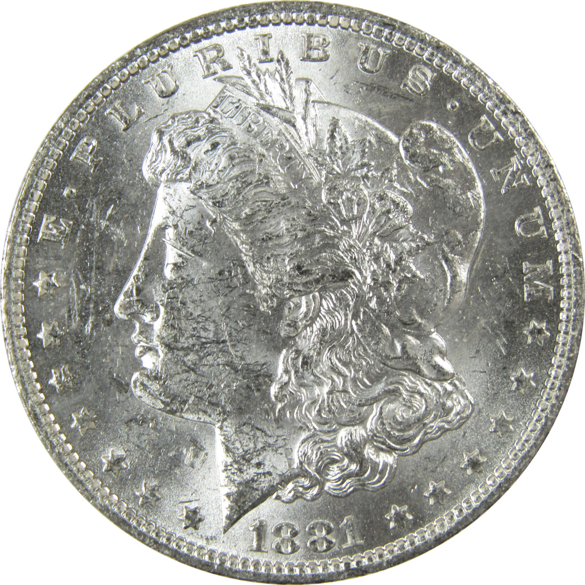 1881 O Morgan Silver Dollar Uncirculated Mint State $1 Coin SKU:I27696