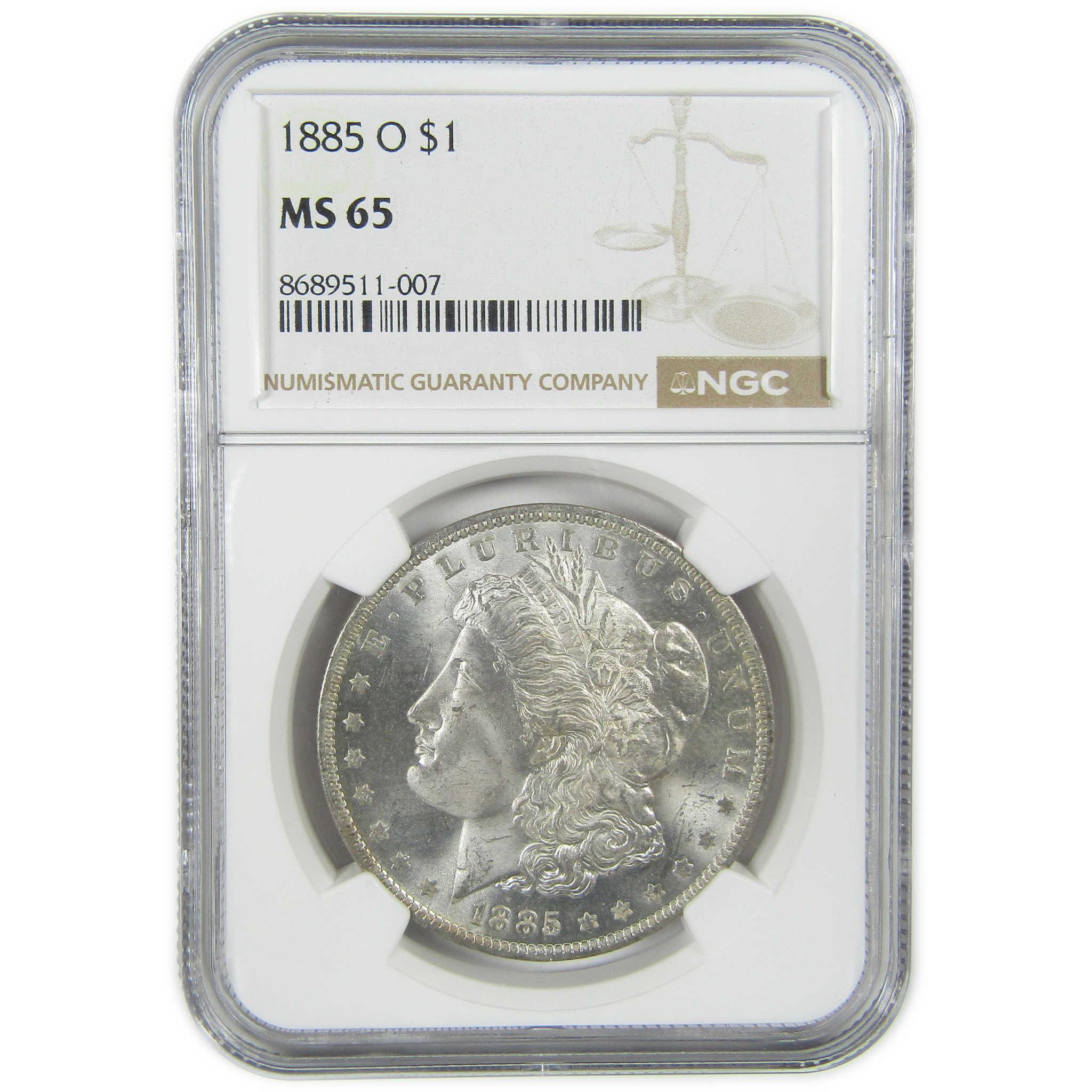 1885 O Morgan Silver Dollar MS 65 NGC Uncirculated $1 Coin SKU:I27571 - Morgan coin - Morgan silver dollar - Morgan silver dollar for sale - Profile Coins & Collectibles