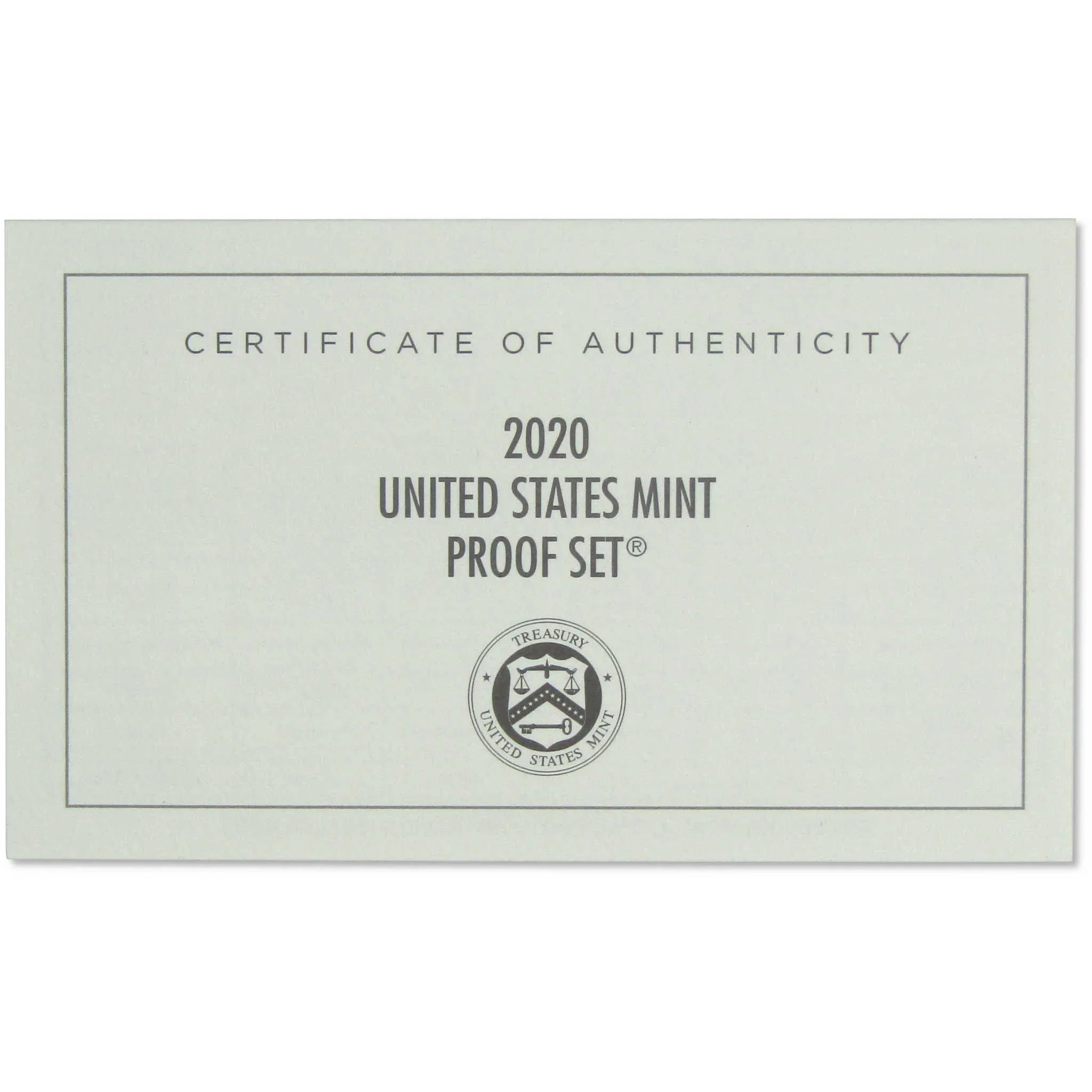 2020 Clad Proof Set U.S. Mint OGP COA No West Point Proof Nickel