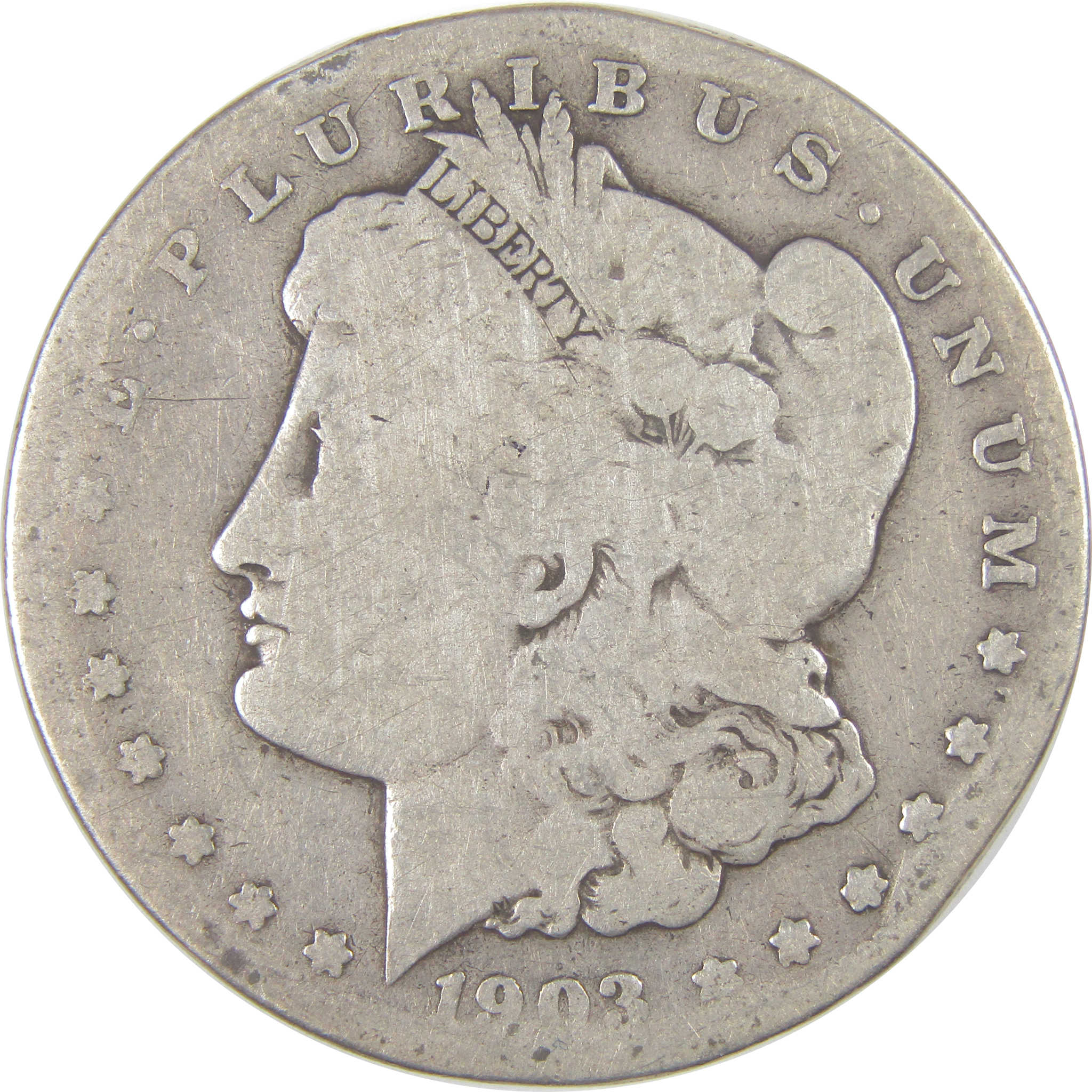 1903 S Morgan Dollar AG About Good Silver $1 Coin SKU:I17265 - Morgan coin - Morgan silver dollar - Morgan silver dollar for sale - Profile Coins & Collectibles