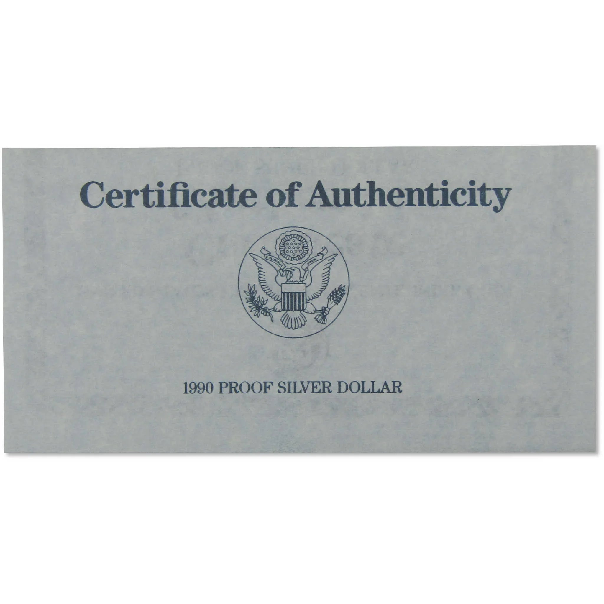 1990 P Eisenhower Centennial Commemorative Silver Dollar Proof OGP COA