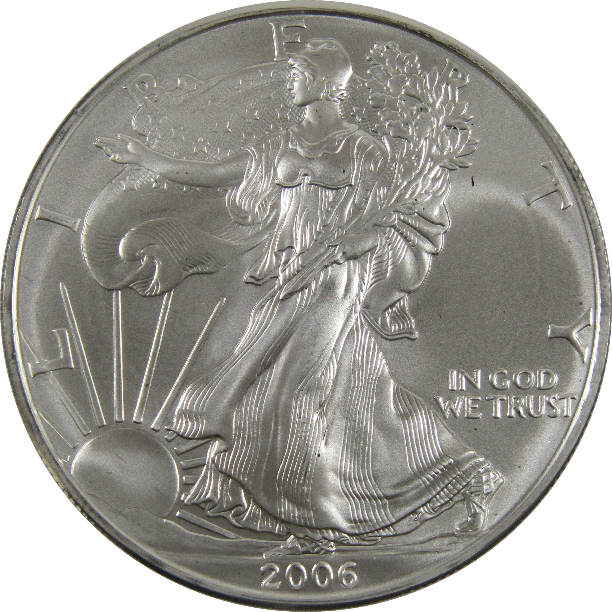 2006 American Silver Eagle Uncirculated Bullion $1 Coin