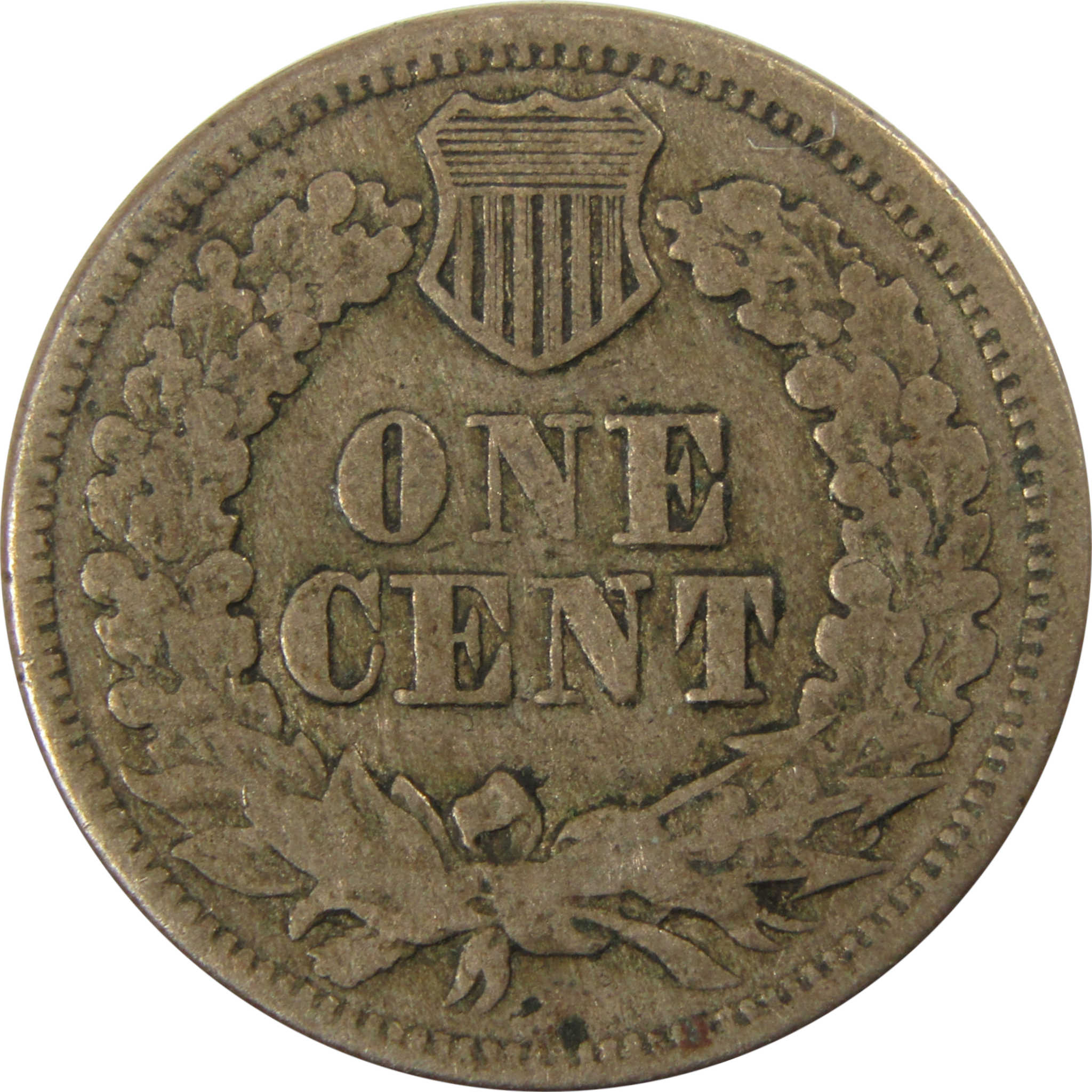 1864 Indian Head Copper-Nickel Cent G Good Details Penny SKU:CP1124