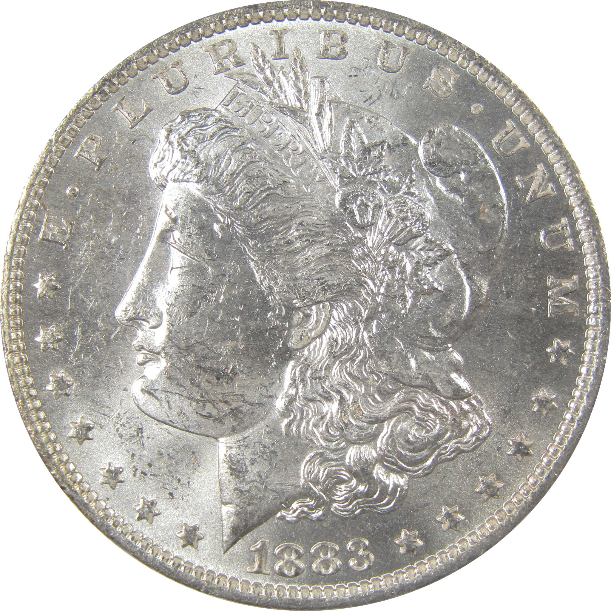 1883 O Morgan Silver Dollar Uncirculated Mint State Toned SKU:I24876