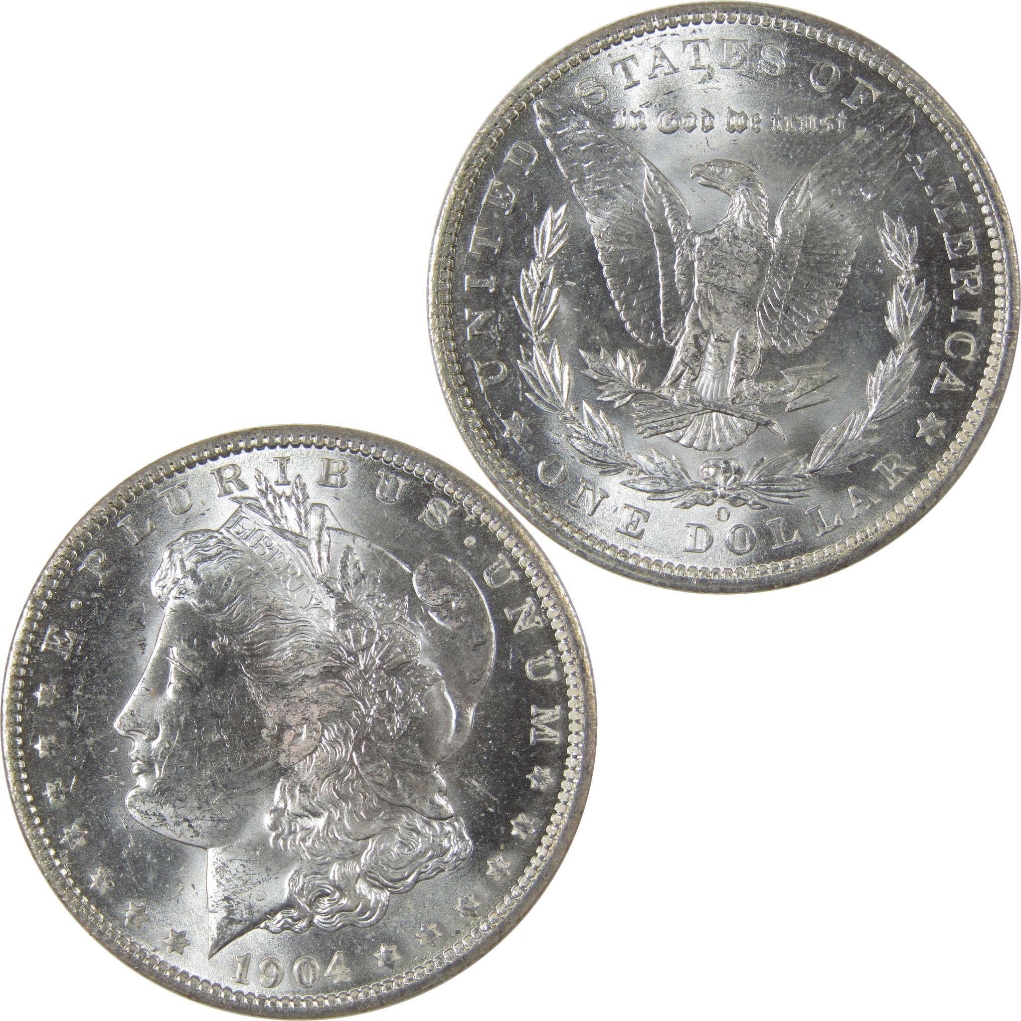 1904 O Morgan Dollar Uncirculated Silver $1 Coin SKU:I22726 - Morgan coin - Morgan silver dollar - Morgan silver dollar for sale - Profile Coins & Collectibles