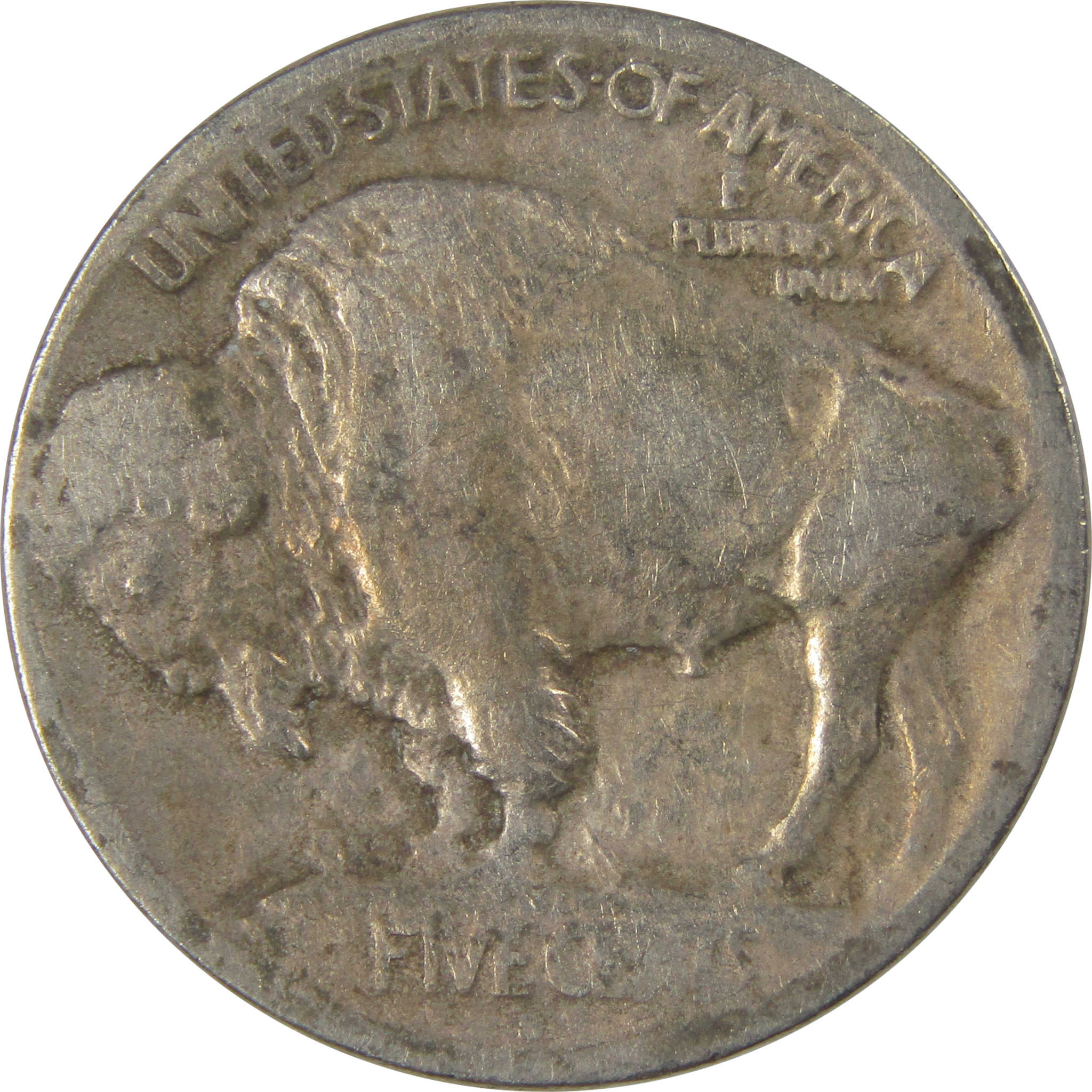 1913 S Type 1 Indian Head Buffalo Nickel F Fine Details SKU:I22902