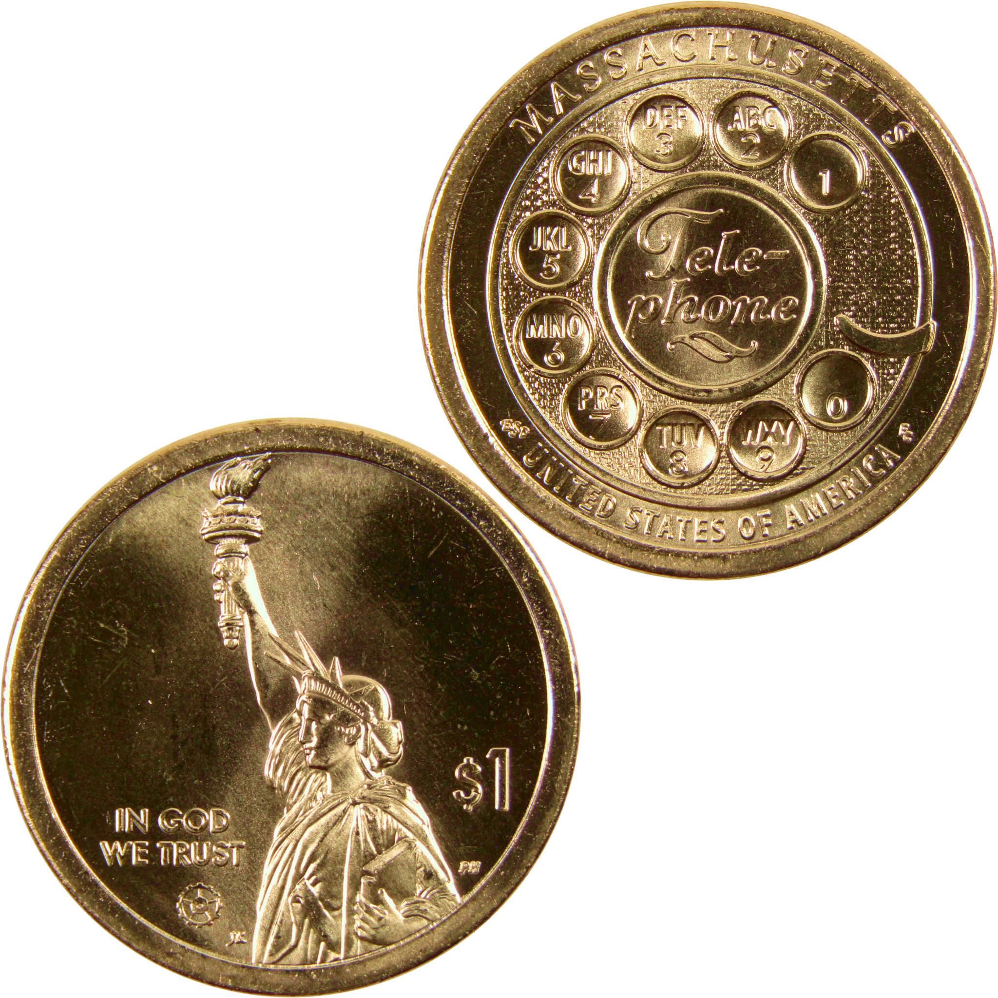 2020 P Telephone American Innovation Dollar BU Uncirculated $1 Coin