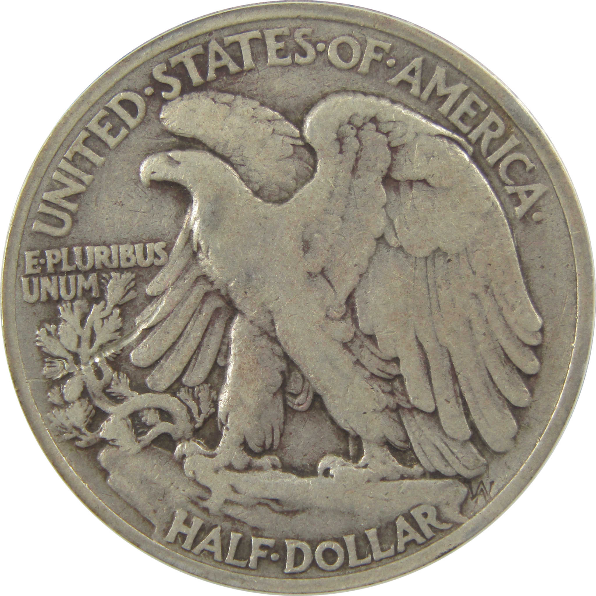 1921 Liberty Walking Half Dollar F 12 Details ANACS Silver SKU:I22346