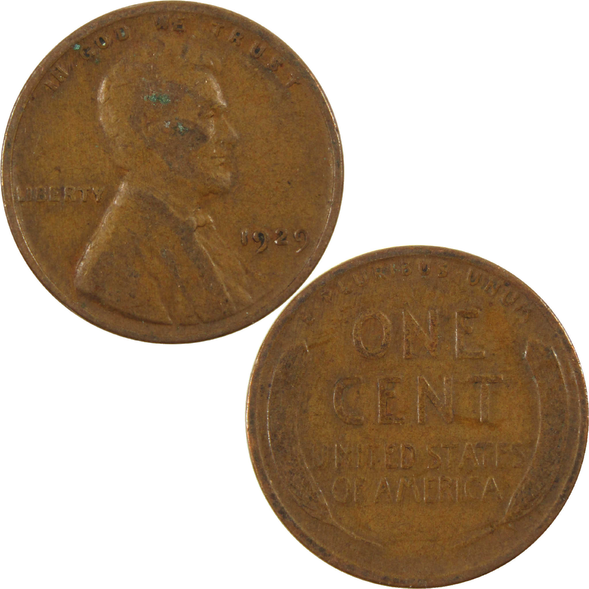 1929 Lincoln Wheat Cent VG Very Good Penny 1c Coin