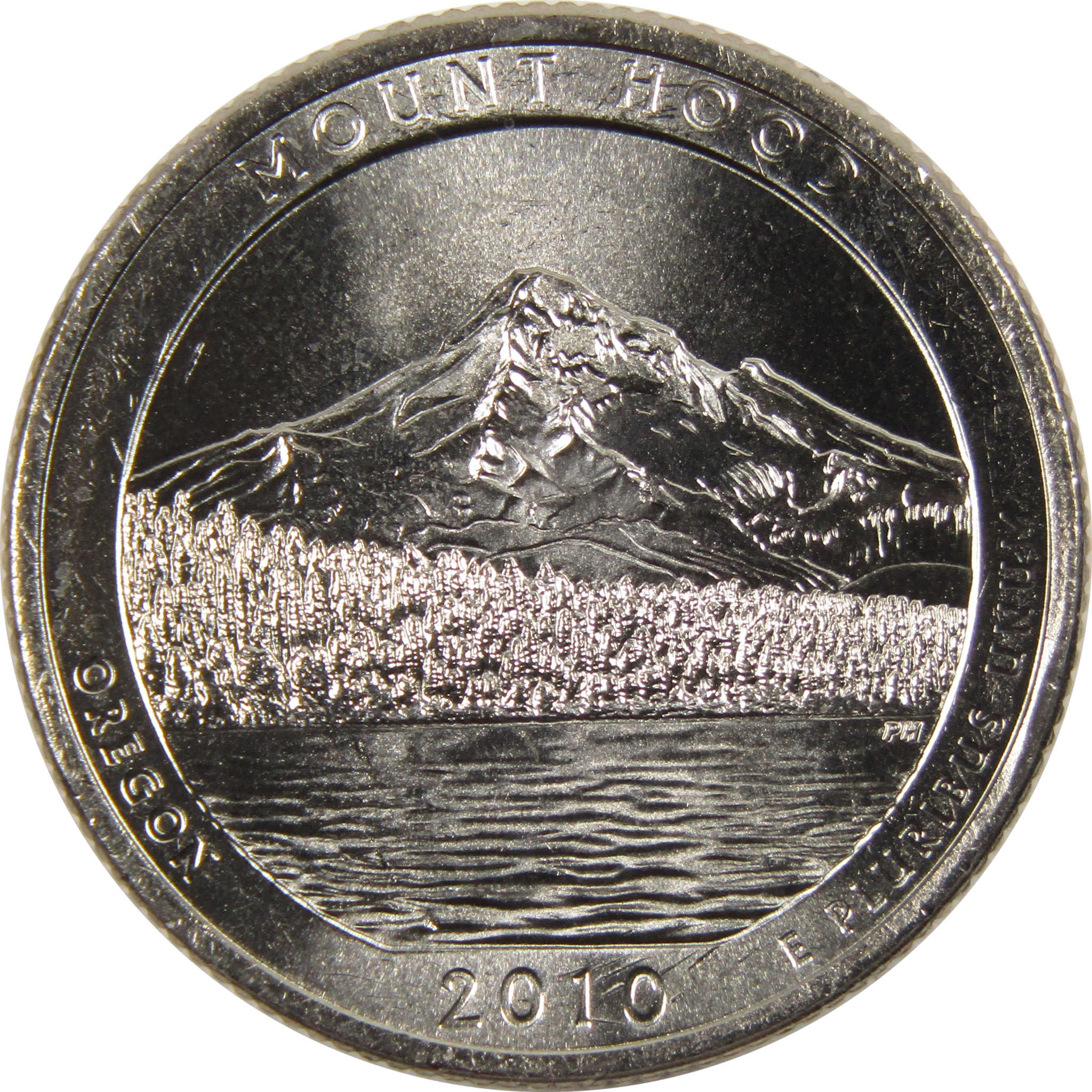 2010 P Mount Hood National Park Quarter BU Uncirculated Clad 25c Coin