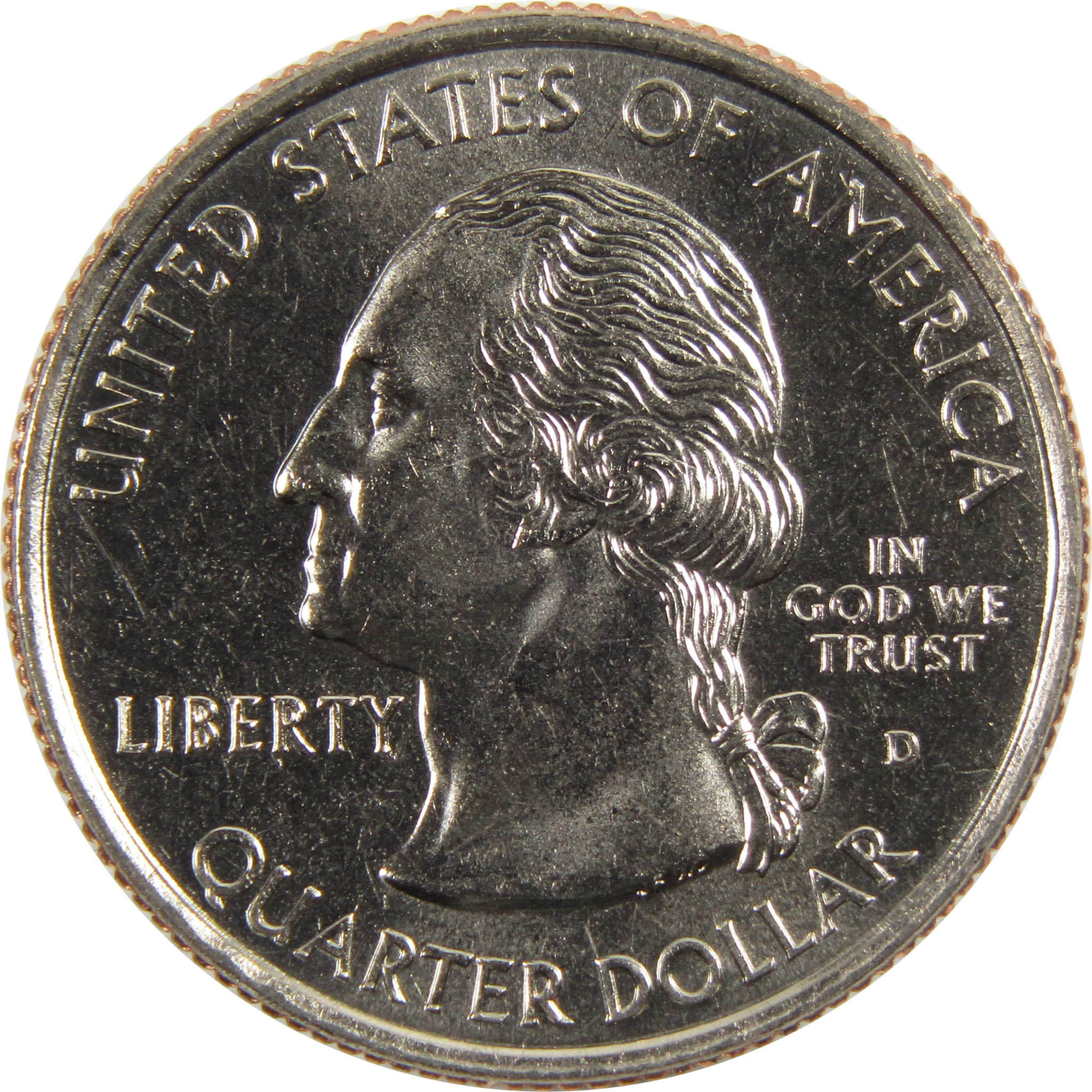 1999 D Georgia State Quarter BU Uncirculated Clad 25c Coin