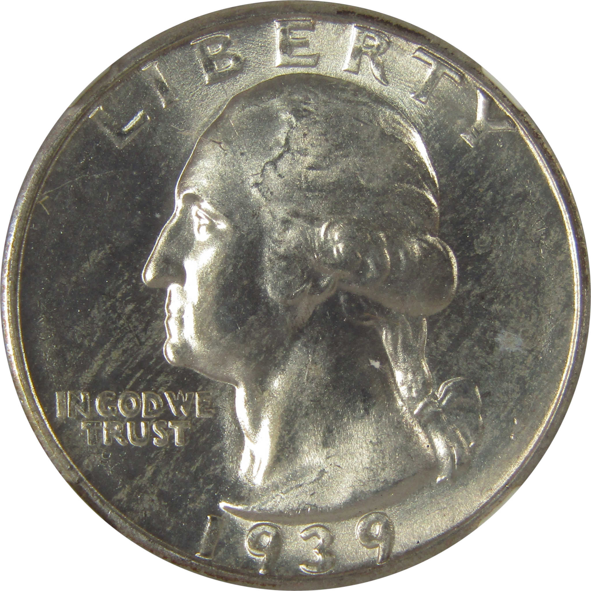 1939 S Washington Quarter MS 65 NGC Original Bag Fragment SKU:I22598