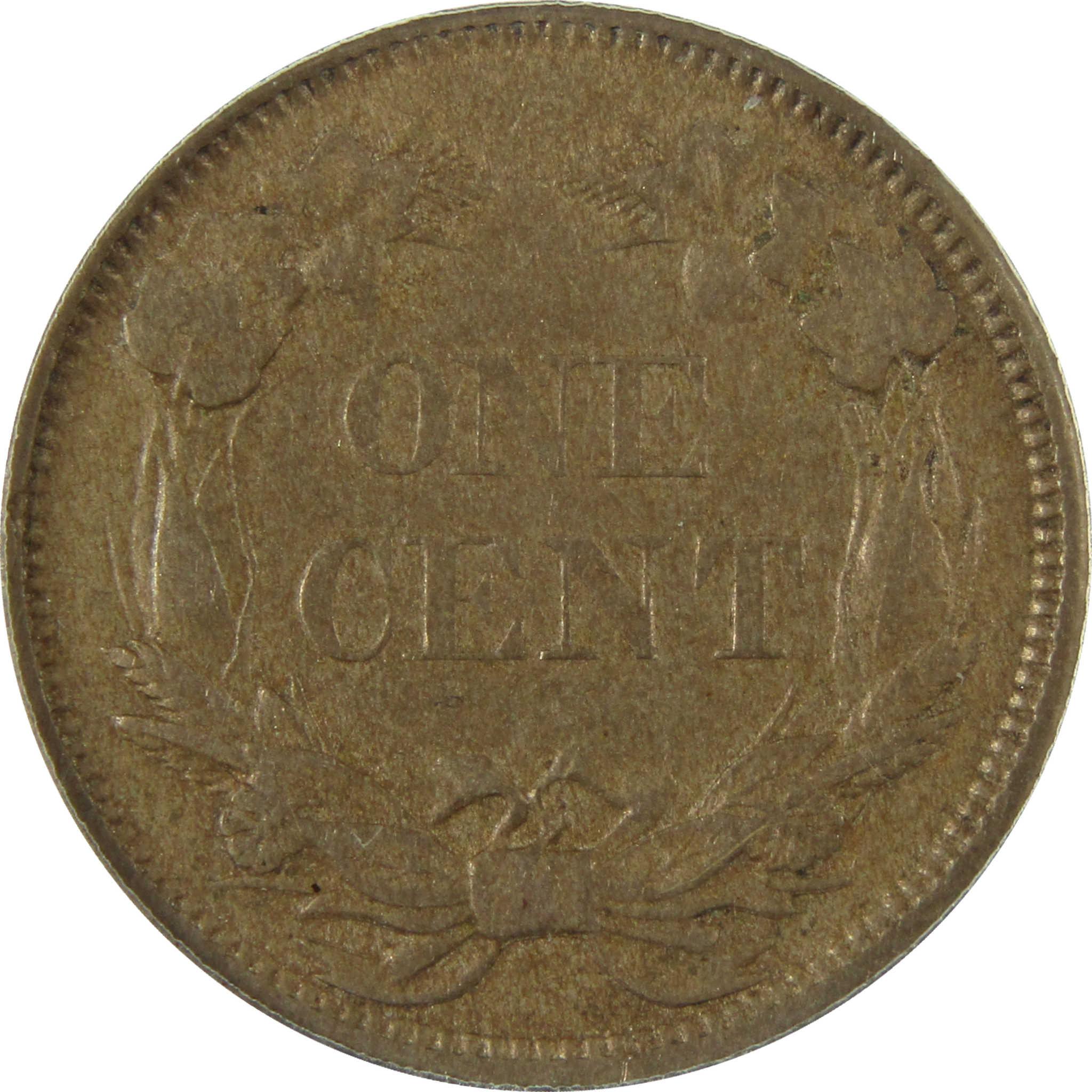1858 Small Letters Flying Eagle Cent EF 45 ANACS Penny SKU:I27979