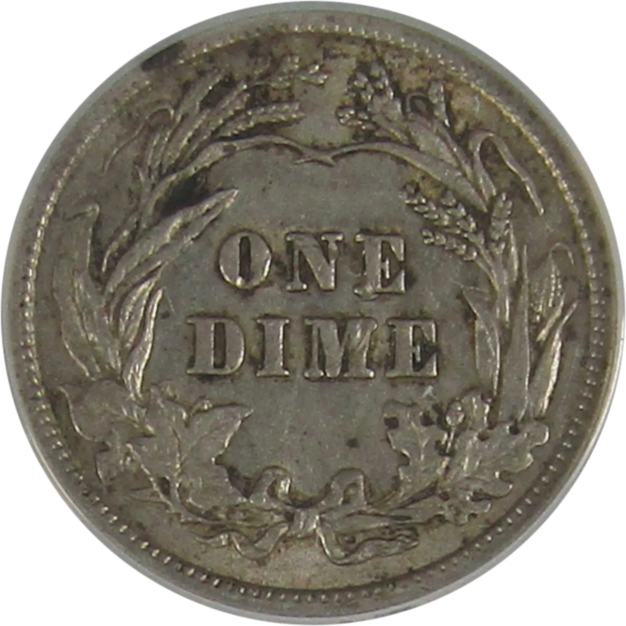 1912 Barber Dime AU 53 ANACS Silver 10c Coin SKU:I23026