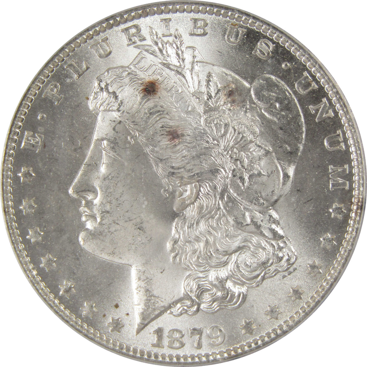 1879 O Morgan Silver Dollar MS 64 ICG Uncirculated $1 Coin SKU:I29181