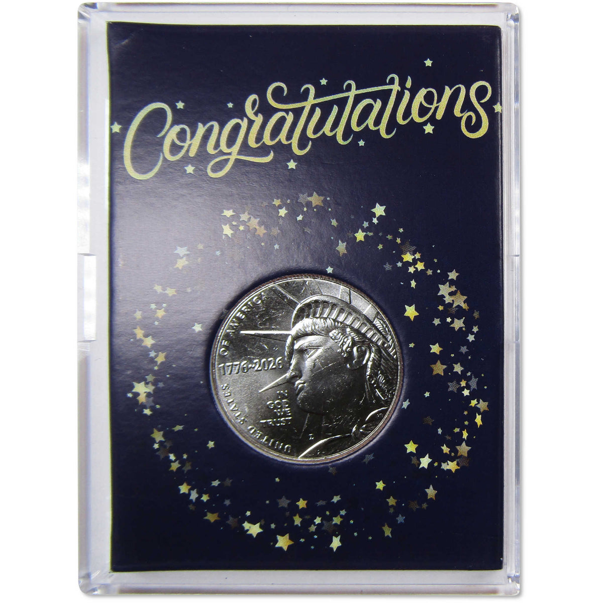 2026 Enduring Liberty Semiquincentennial 50c w/ Congratulations Holder