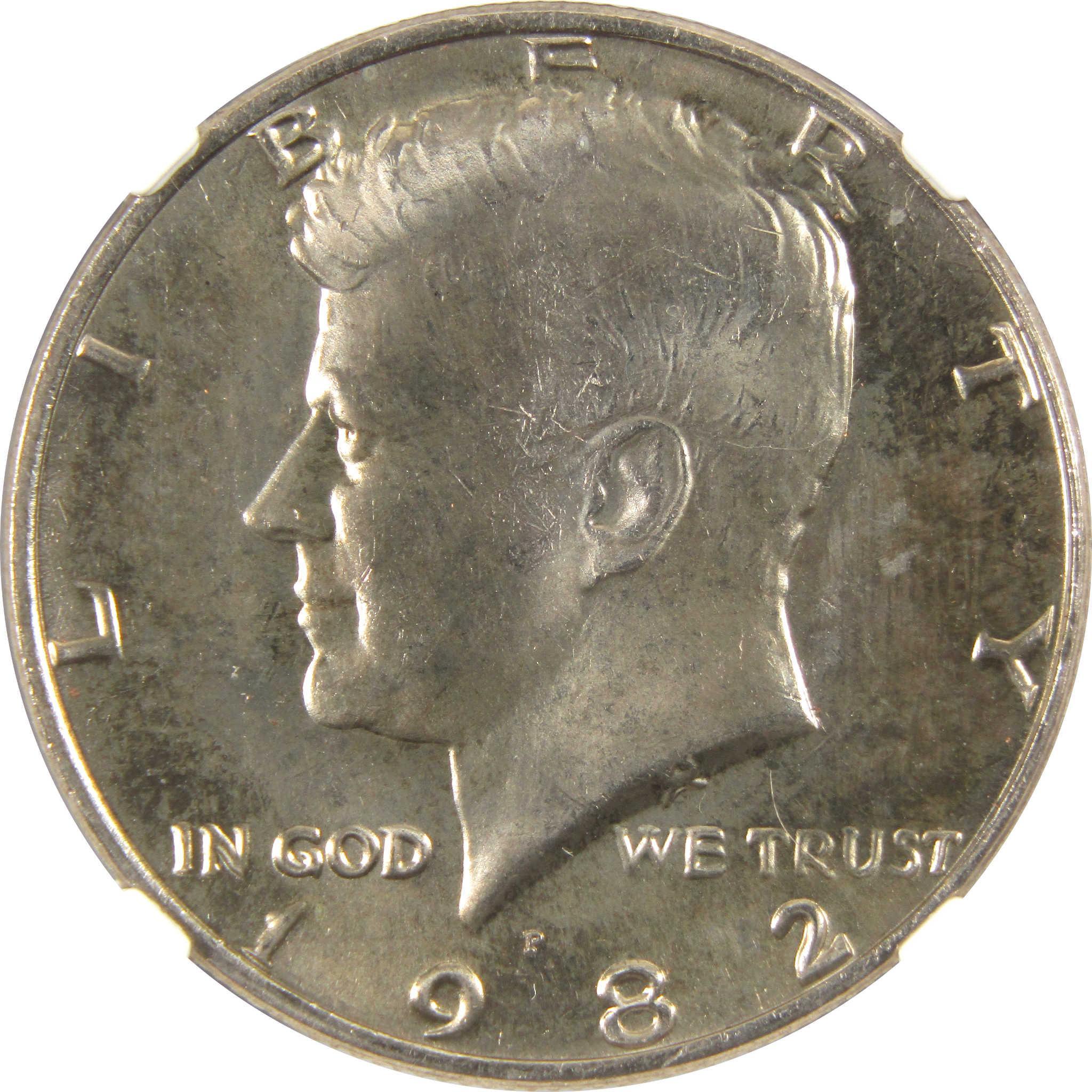 1982 P Kennedy Half Dollar MS 67 NGC Clad 50c Uncirculated SKU:I9759