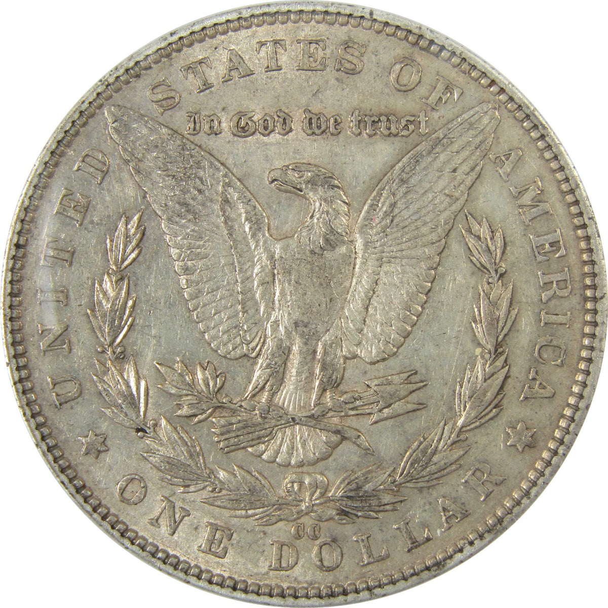 1890 CC Morgan Silver Dollar AU 50 ANACS $1 Coin SKU:I27951 - Morgan coin - Morgan silver dollar - Morgan silver dollar for sale - Profile Coins & Collectibles
