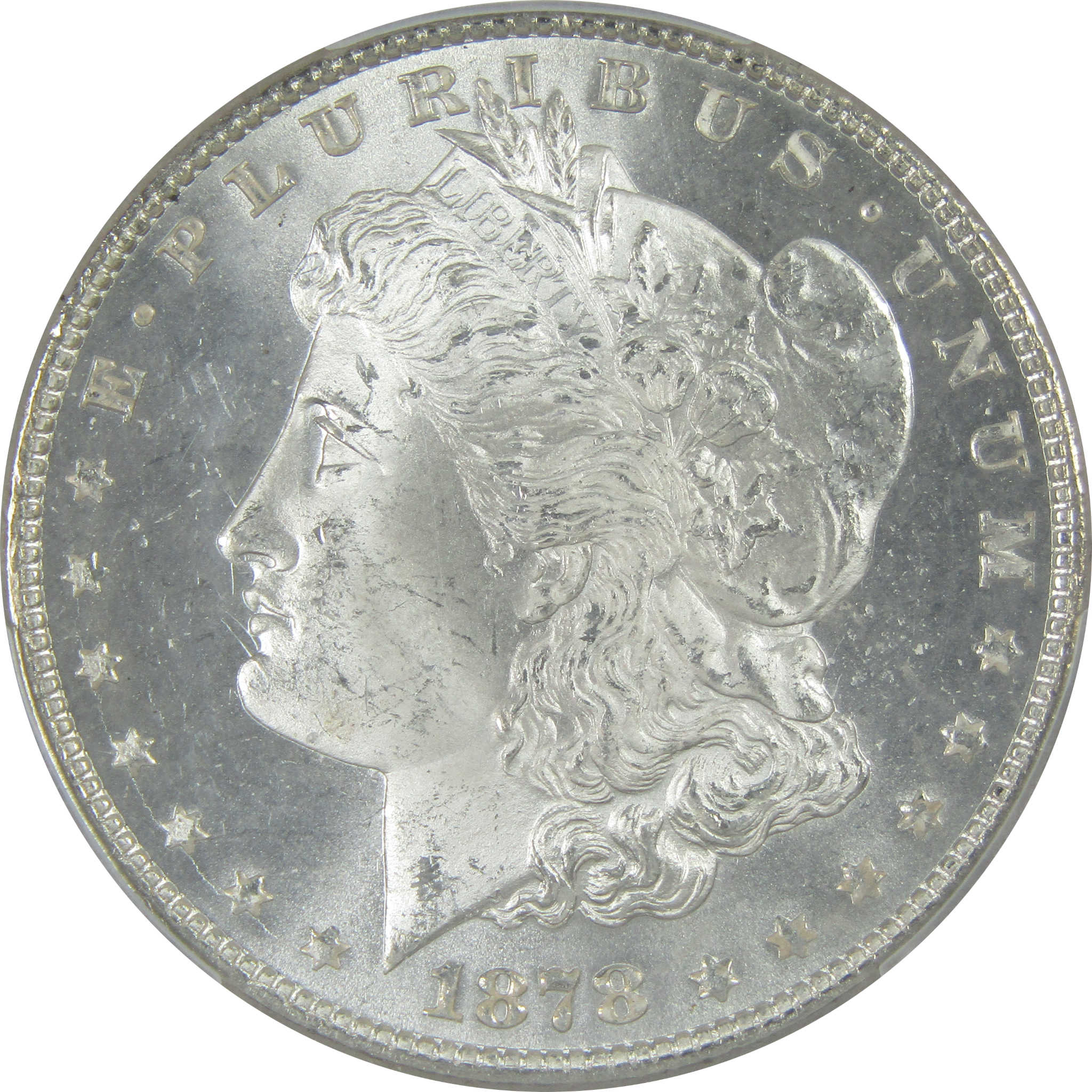 1878 7/8TF Weak Morgan Dollar MS 63 PCGS Silver $1 Unc SKU:I16533 - Morgan coin - Morgan silver dollar - Morgan silver dollar for sale - Profile Coins & Collectibles