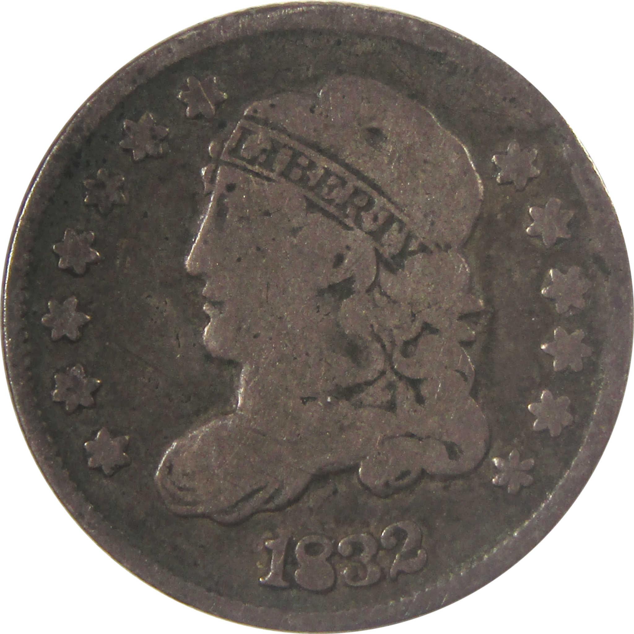 1832 Capped Bust Silver Half Dime VG Very Good 5c Coin SKU:I23937