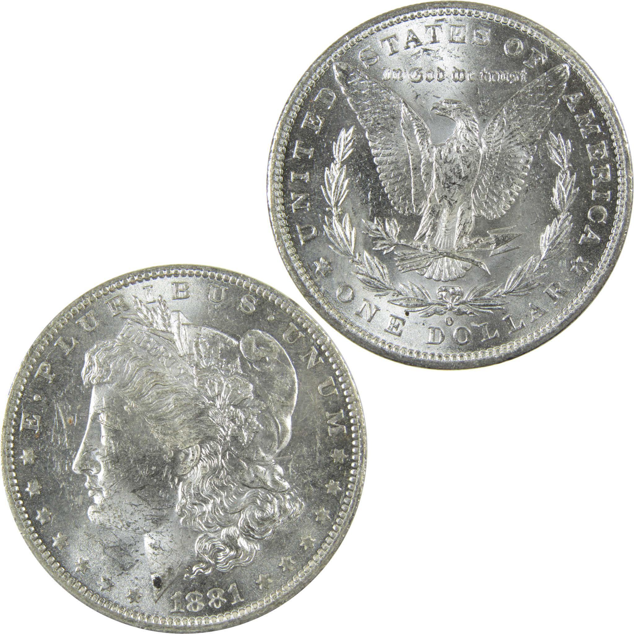 1881 O Morgan Silver Dollar Uncirculated Mint State $1 Coin SKU:I27717 - Morgan coin - Morgan silver dollar - Morgan silver dollar for sale - Profile Coins & Collectibles