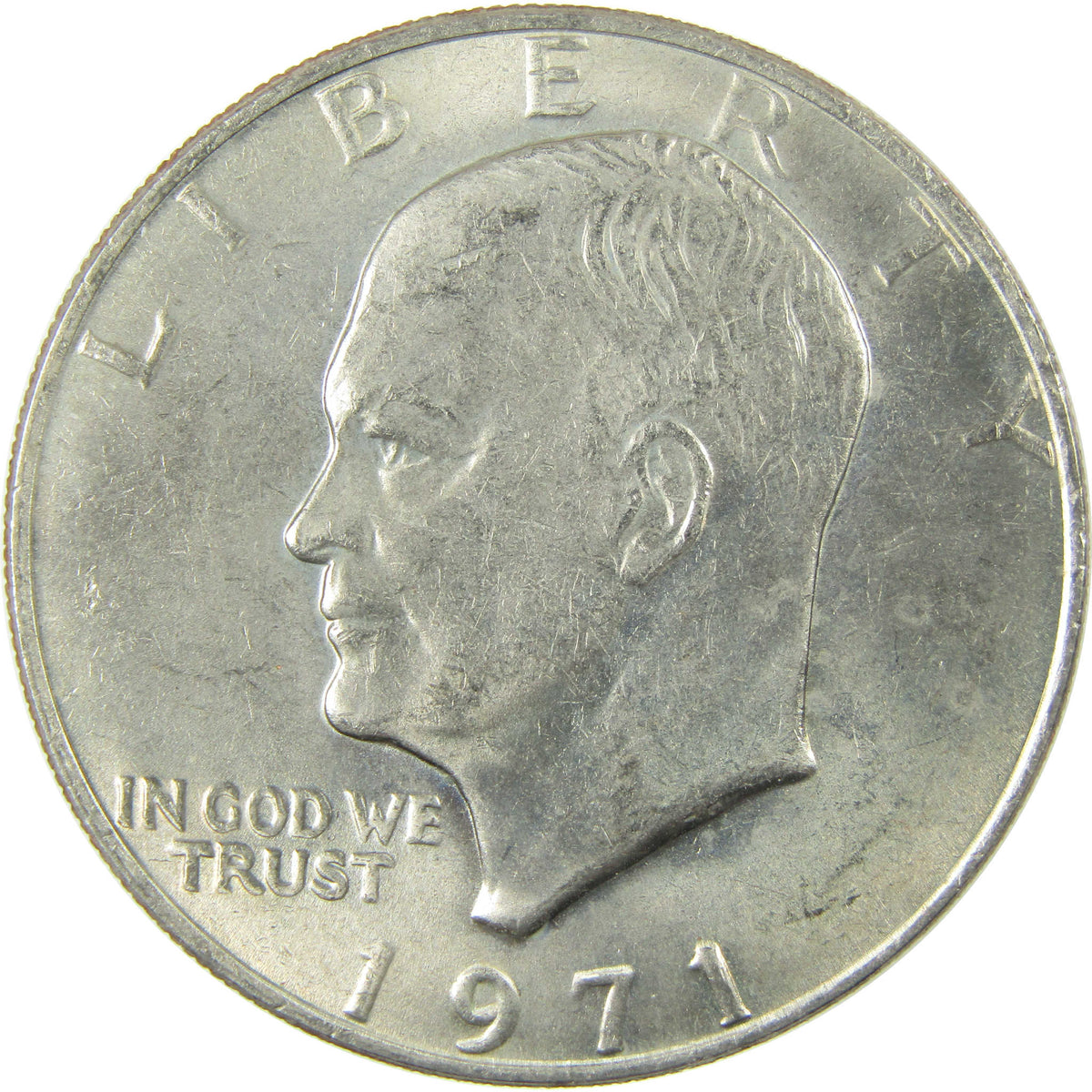 1971 Eisenhower Dollar Clad Uncirculated Mint State IKE $1 Coin