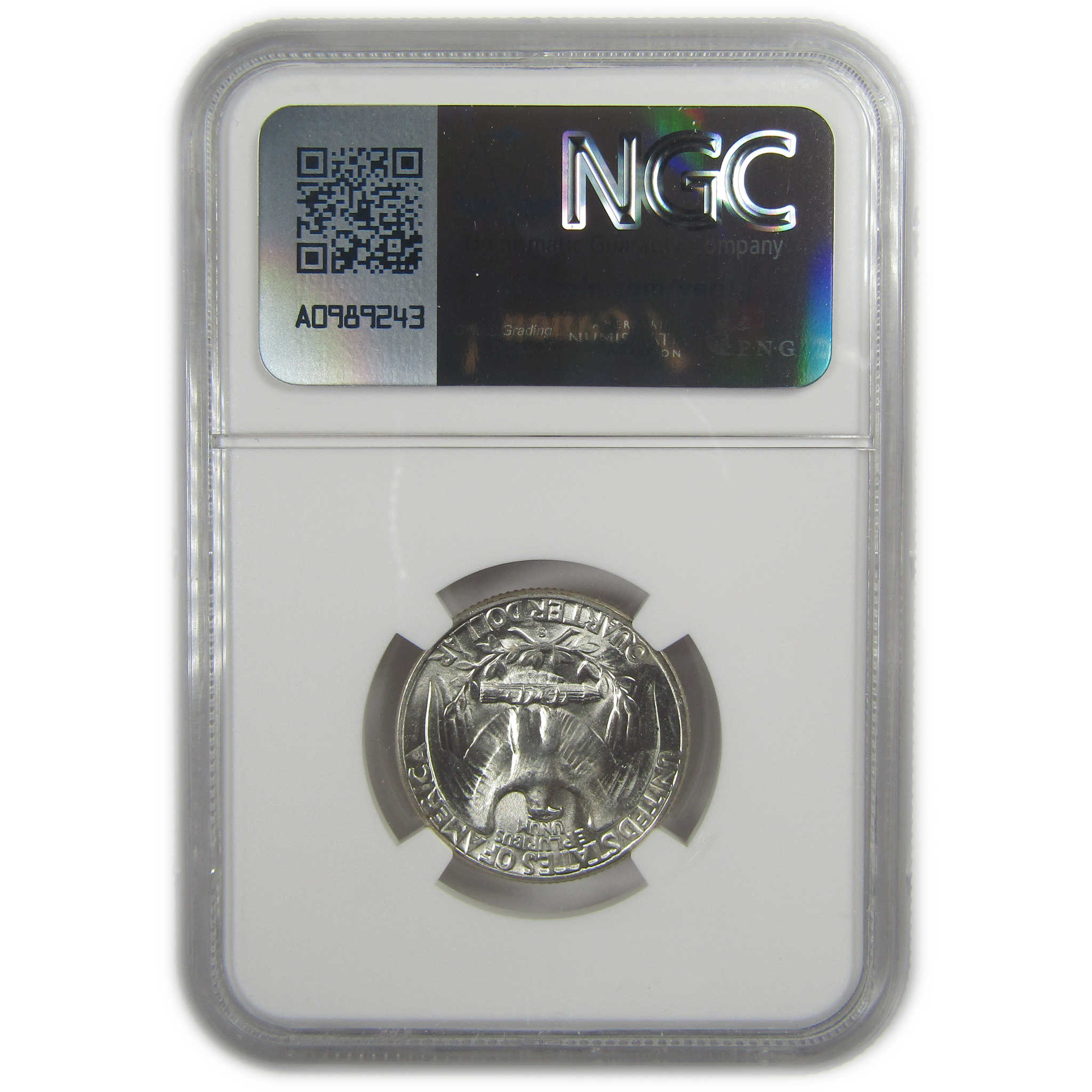 1951 S Washington Quarter MS 66 NGC Silver Bag Fragment SKU:I20523