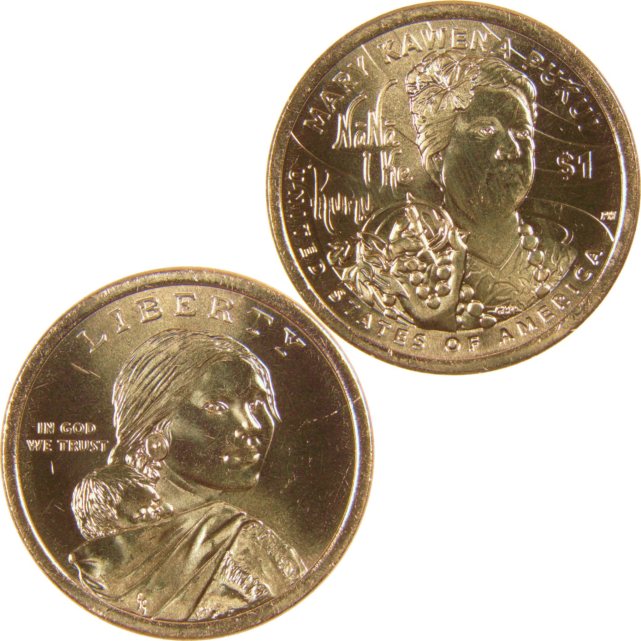 2025 D Mary Kawena Pukui Native American Dollar Uncirculated $1 Coin