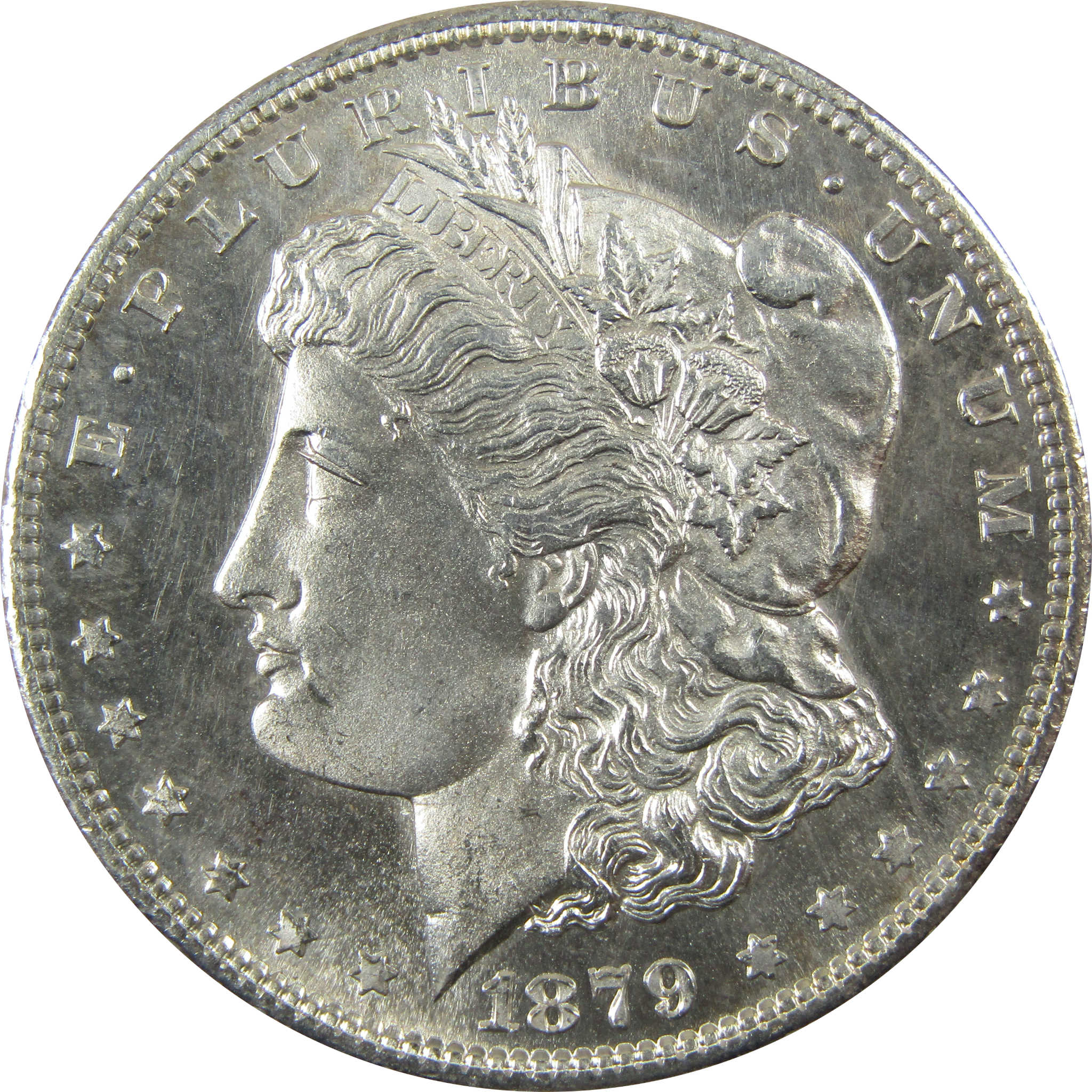 1879 S Rev 79 Morgan Silver Dollar Uncirculated Mint State SKU:CP1407 - Morgan coin - Morgan silver dollar - Morgan silver dollar for sale - Profile Coins & Collectibles