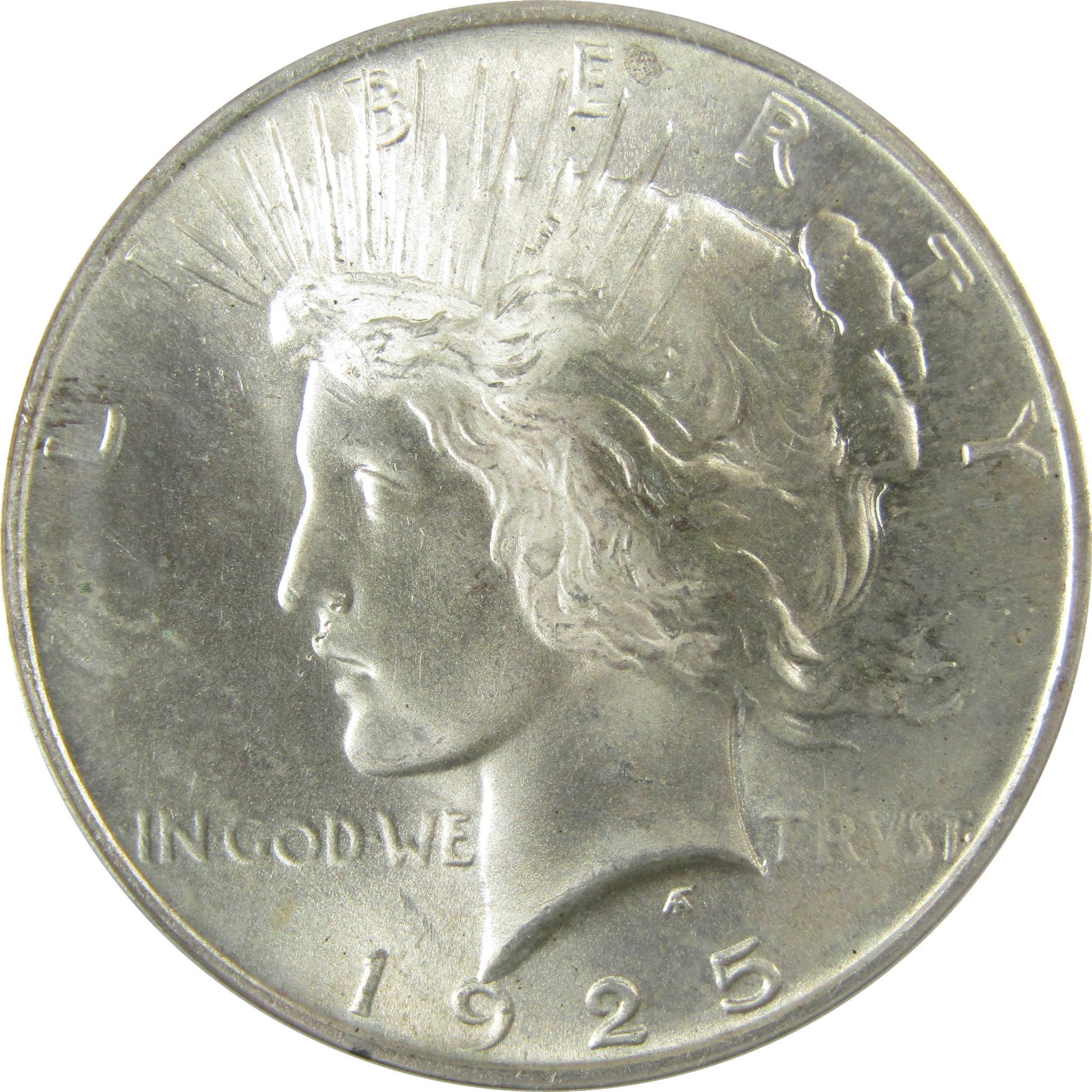 1925 Peace Silver Dollar MS 65 ANACS Uncirculated $1 Coin SKU:I28067