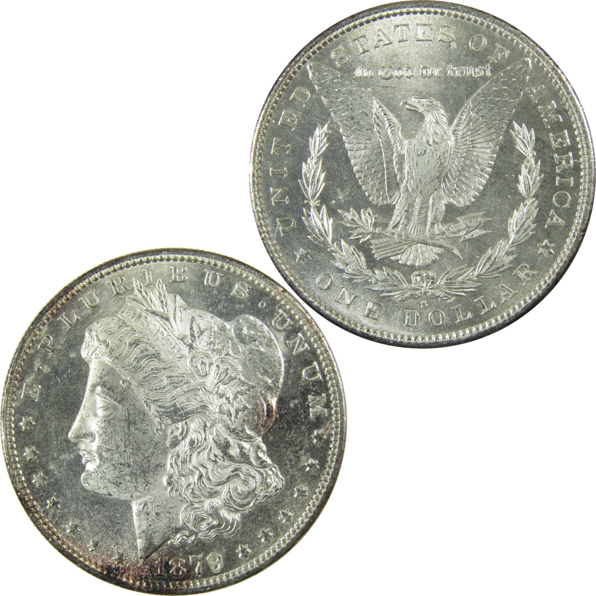 1879 S Rev 79 Morgan Silver Dollar Uncirculated Mint State SKU:I27514 - Morgan coin - Morgan silver dollar - Morgan silver dollar for sale - Profile Coins & Collectibles