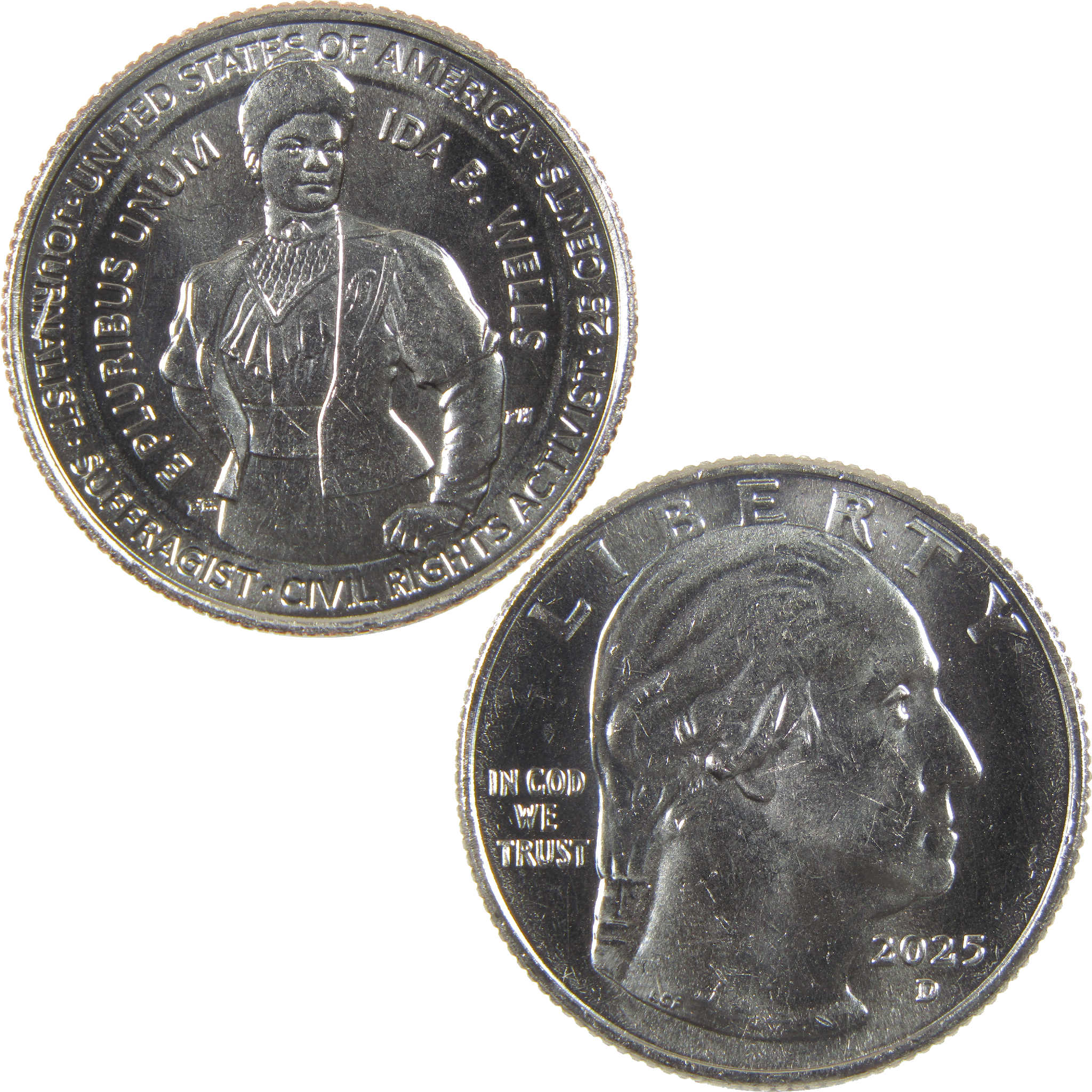 2025 D Ida B. Wells American Women Quarter Uncirculated Clad 25c Coin