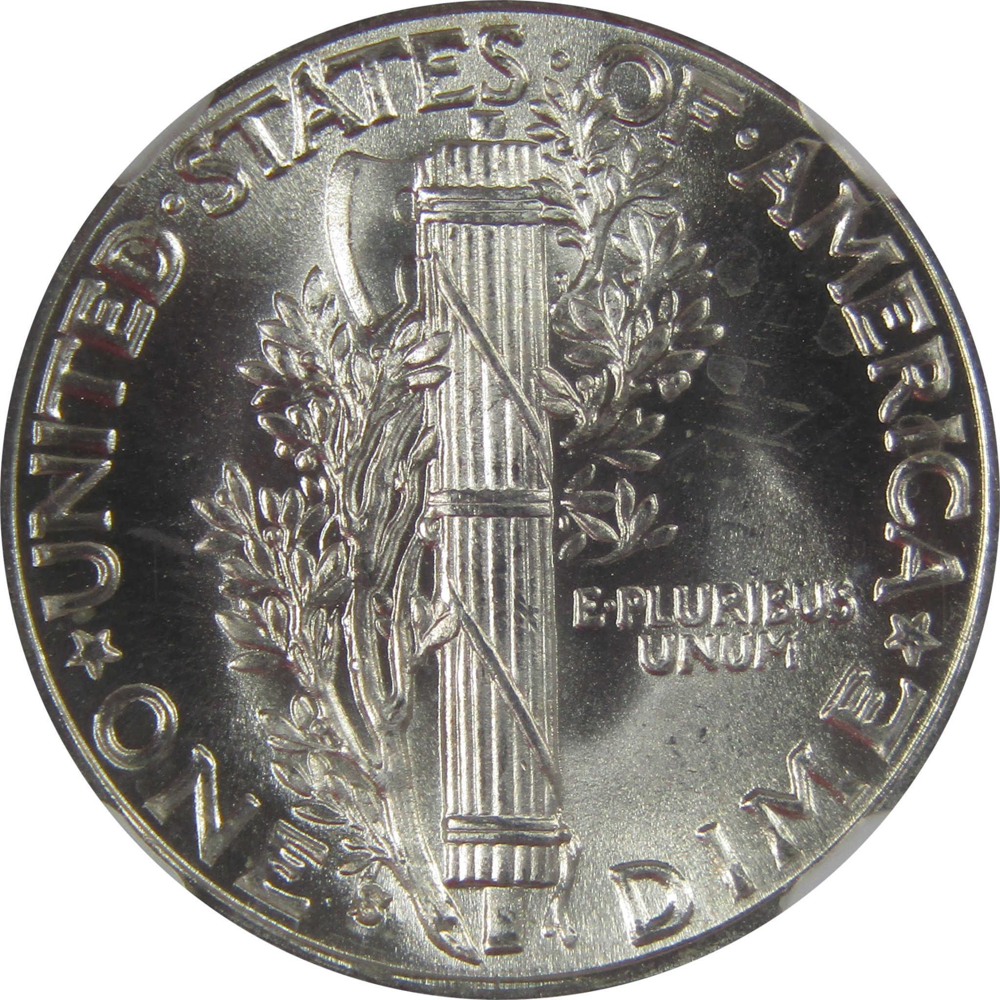 1937 S Mercury Dime MS 66+ FB NGC Silver Uncirculated SKU:I23220