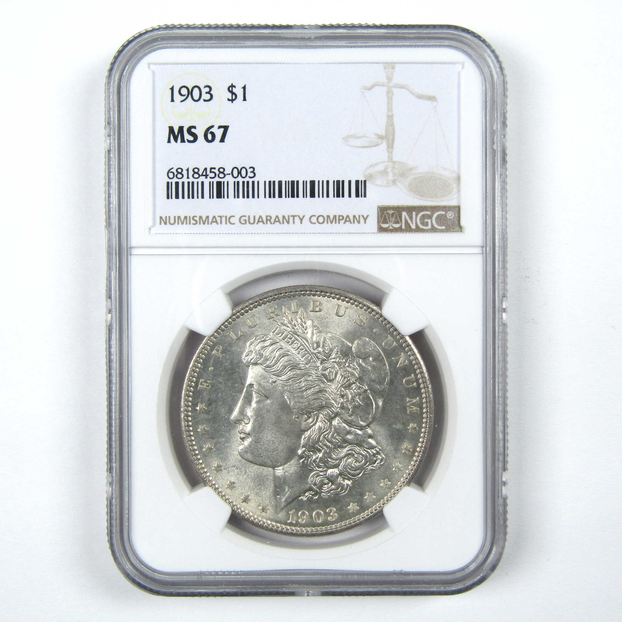 1903 Morgan Dollar MS 67 NGC Silver $1 Uncirculated Coin SKU:I15081 - Morgan coin - Morgan silver dollar - Morgan silver dollar for sale - Profile Coins & Collectibles