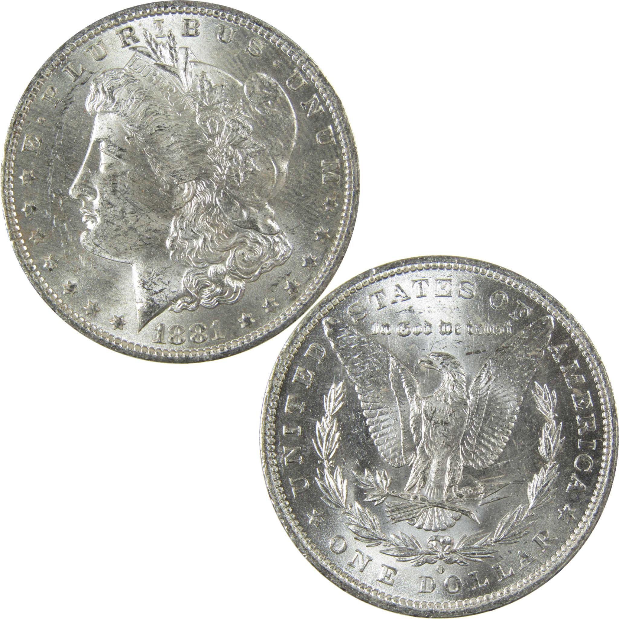 1881 O Morgan Silver Dollar Uncirculated Mint State $1 Coin SKU:I27711 - Morgan coin - Morgan silver dollar - Morgan silver dollar for sale - Profile Coins & Collectibles