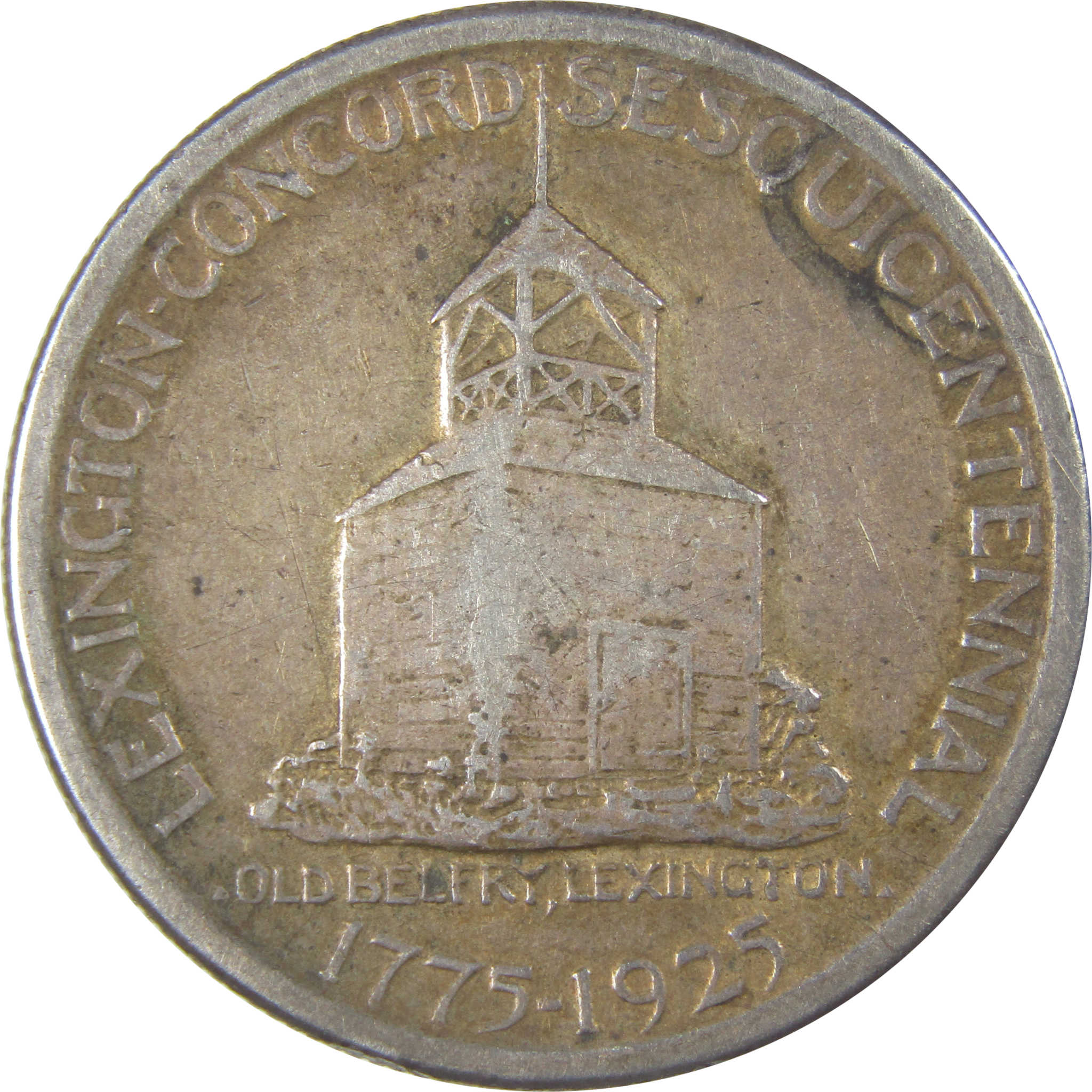 Lexington-Concord Commemorative Half Dollar 1925 XF EF Silver SKU:CP25