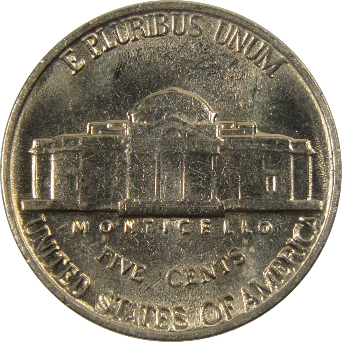 1942 Jefferson Nickel Uncirculated Mint State 5c Coin Collectible