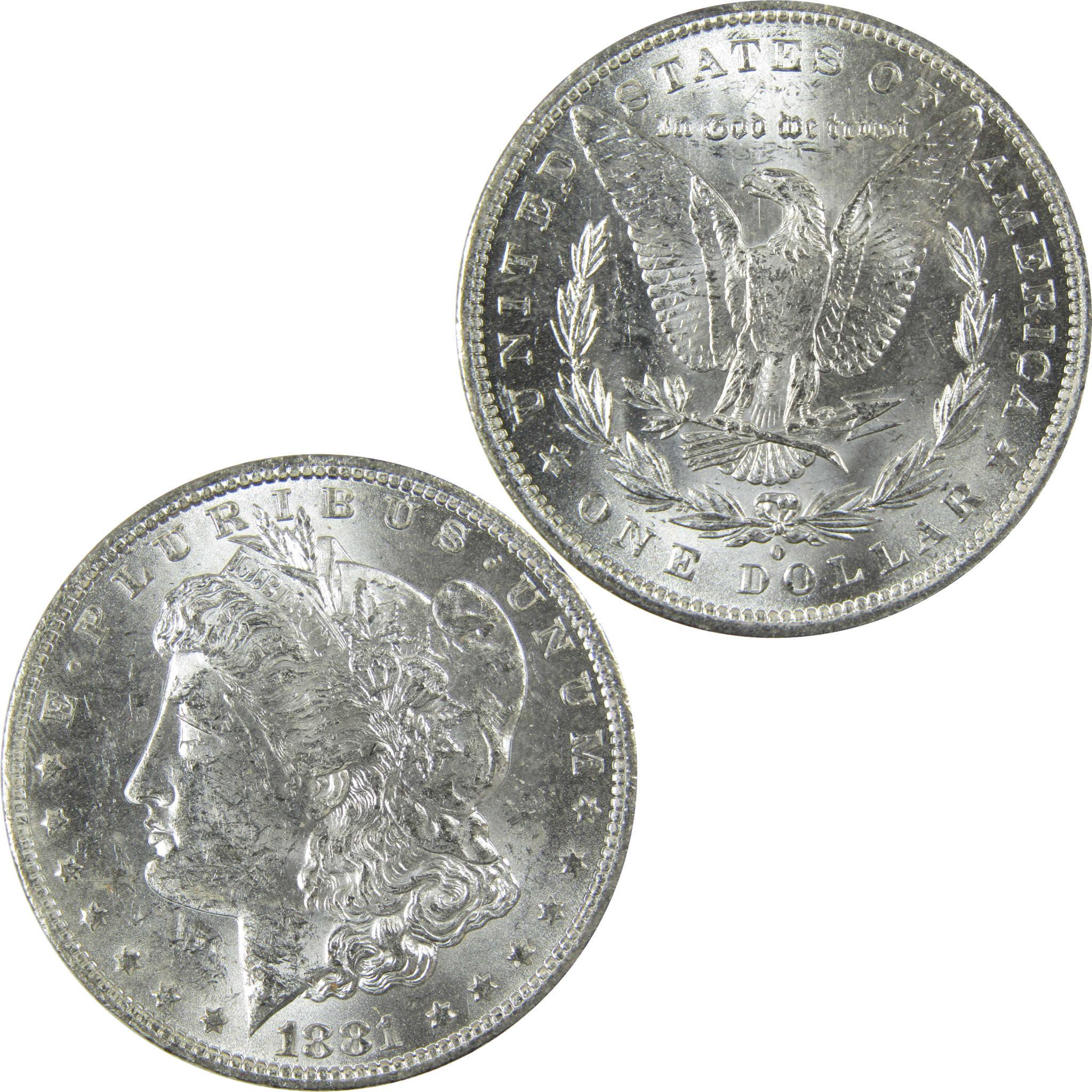 1881 O Morgan Silver Dollar Uncirculated Mint State $1 Coin SKU:I27716 - Morgan coin - Morgan silver dollar - Morgan silver dollar for sale - Profile Coins & Collectibles