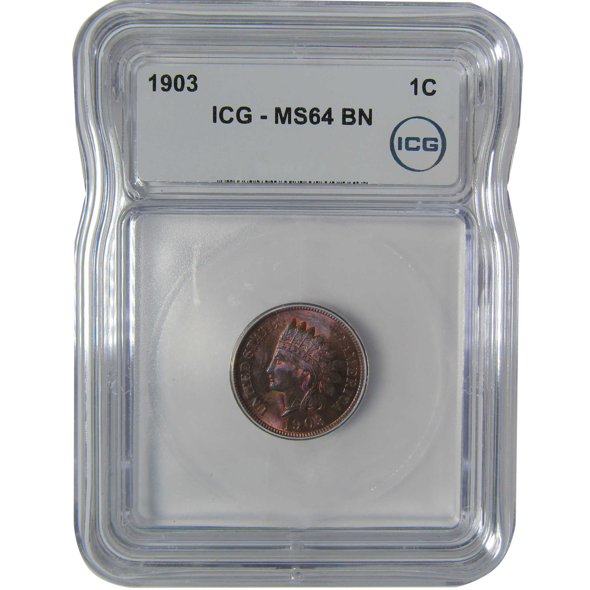 1903 Indian Head Cent MS 64 BN ICG Penny Uncirculated SKU:I22959