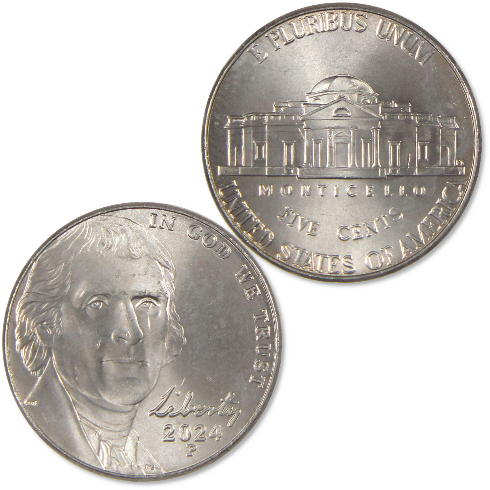 2024 P Jefferson Nickel Uncirculated 5c Coin
