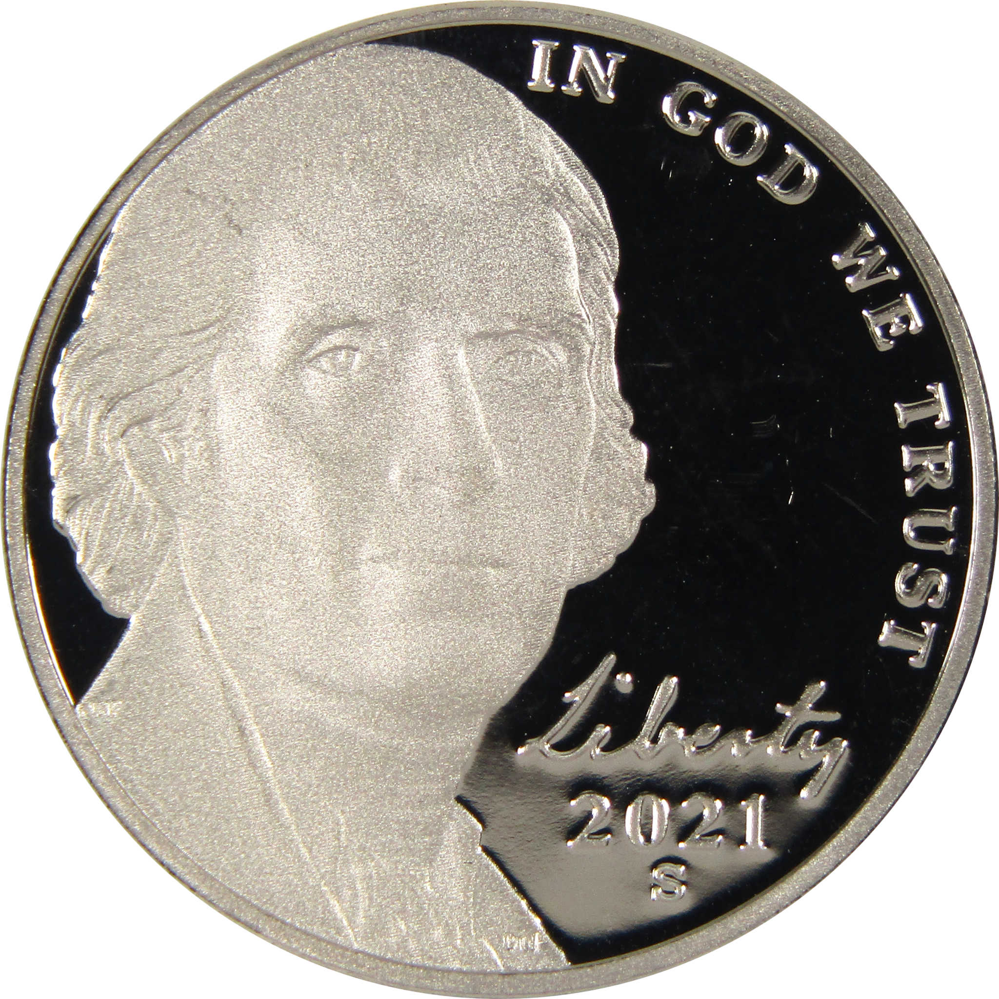 2021 S Jefferson Nickel 5c Proof Coin