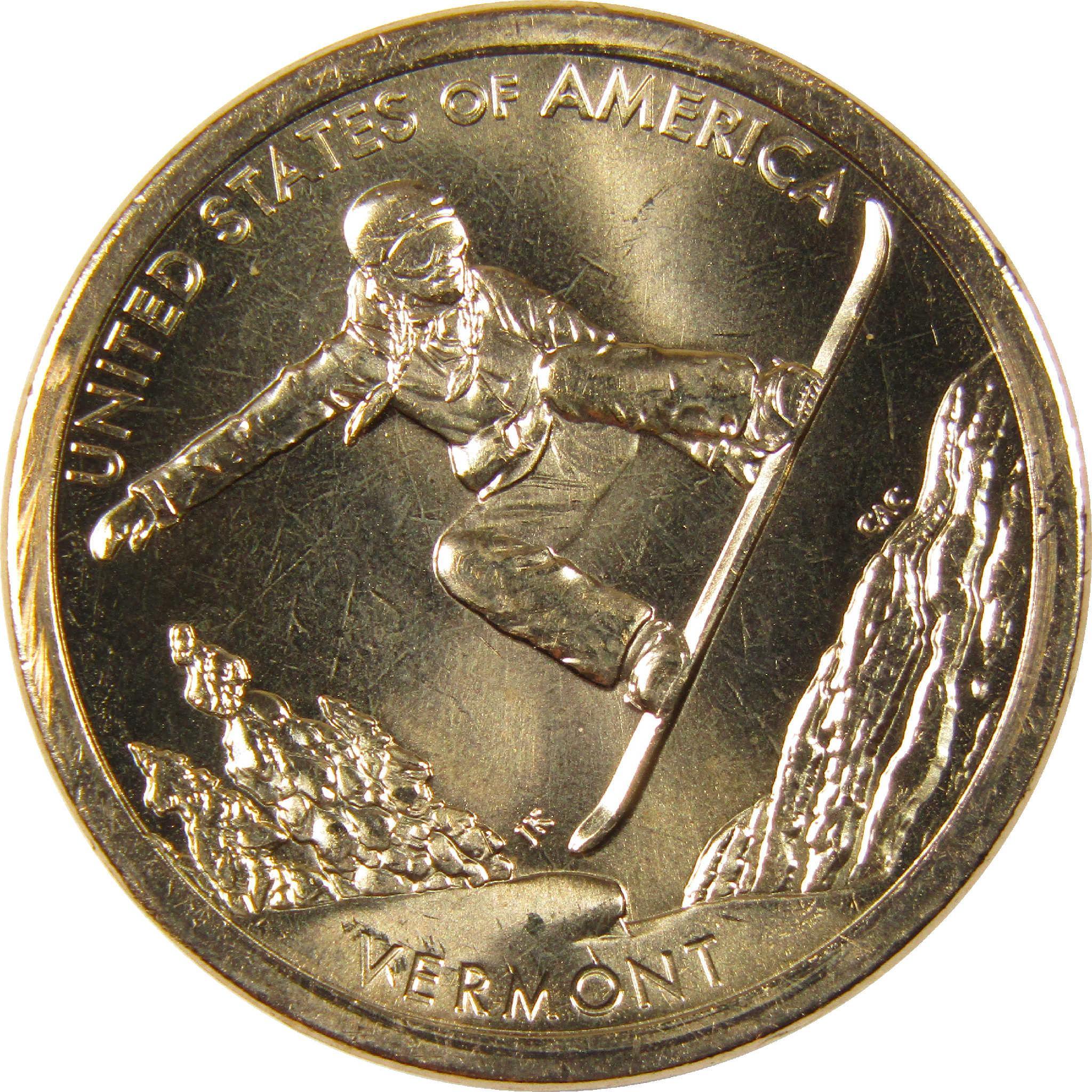 2022 P Snowboarding American Innovation Dollar Uncirculated $1 Coin