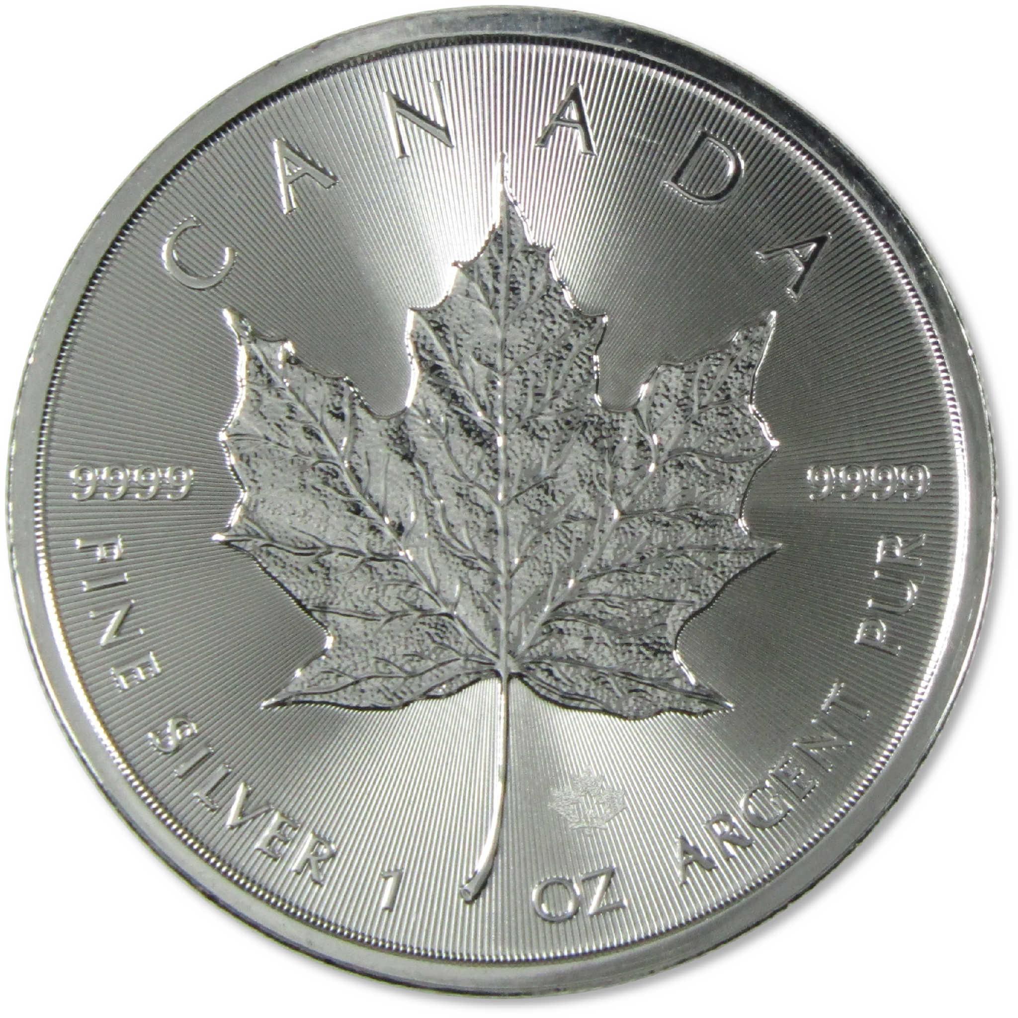 2026 Canadian Maple Leaf $5 1 oz .9999 Silver Brilliant Uncirculated